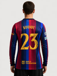 KOUNDE | UCL Maillot homme domicile 26/27 FC Barcelona - Manches longues