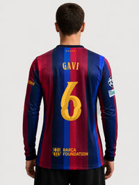 GAVI | UCL Men's home jersey 26/27 FC Barcelona - Long Sleeve