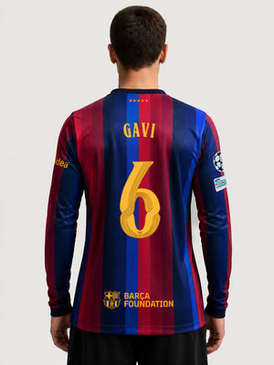 GAVI | UCL Men's home jersey 26/27 FC Barcelona - Long Sleeve