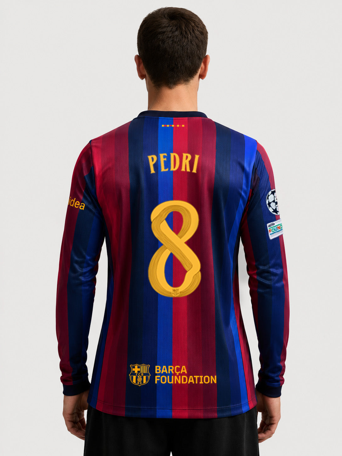 PEDRI | UCL Men's home jersey 26/27 FC Barcelona - Long Sleeve