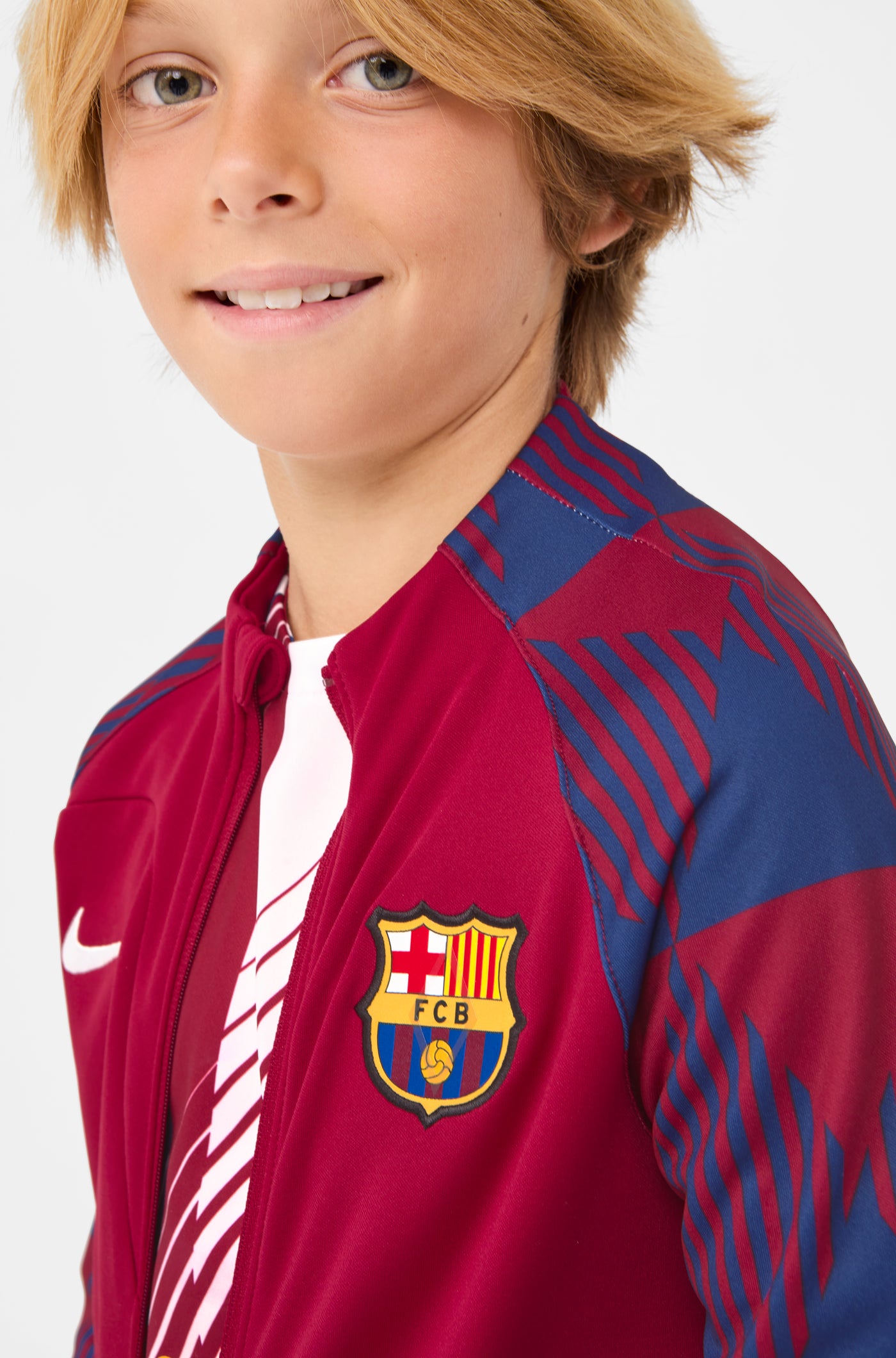 Pre-Match-Jacke FC Barcelona 23/24 - Junior