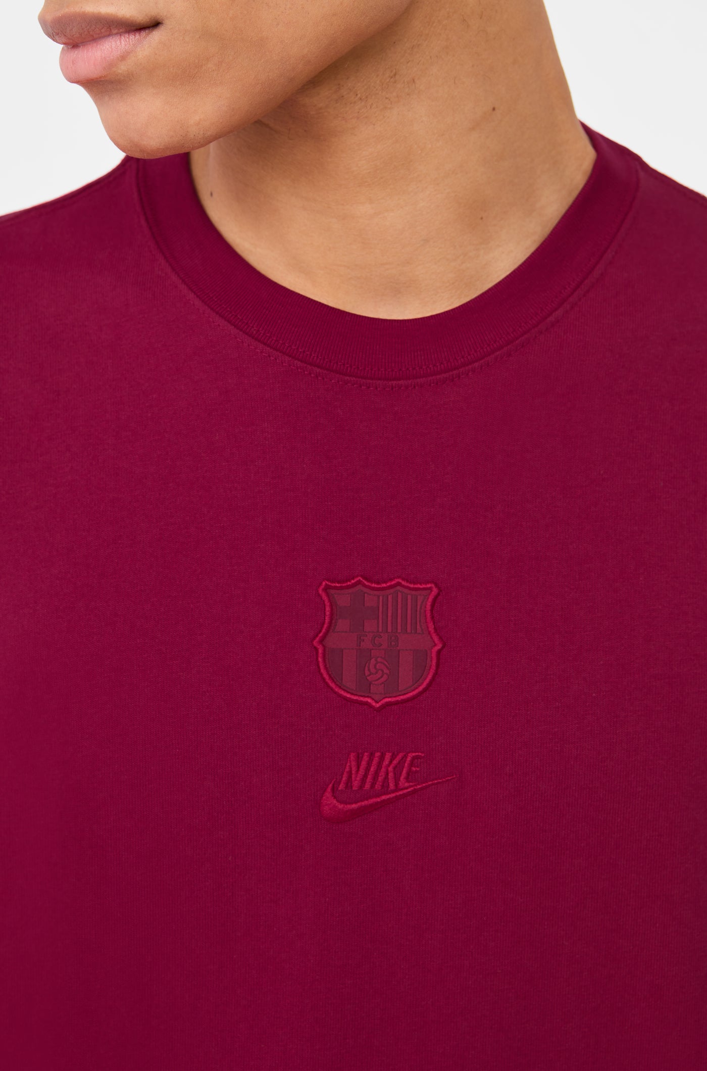 Samarreta vermella escut Barça Nike