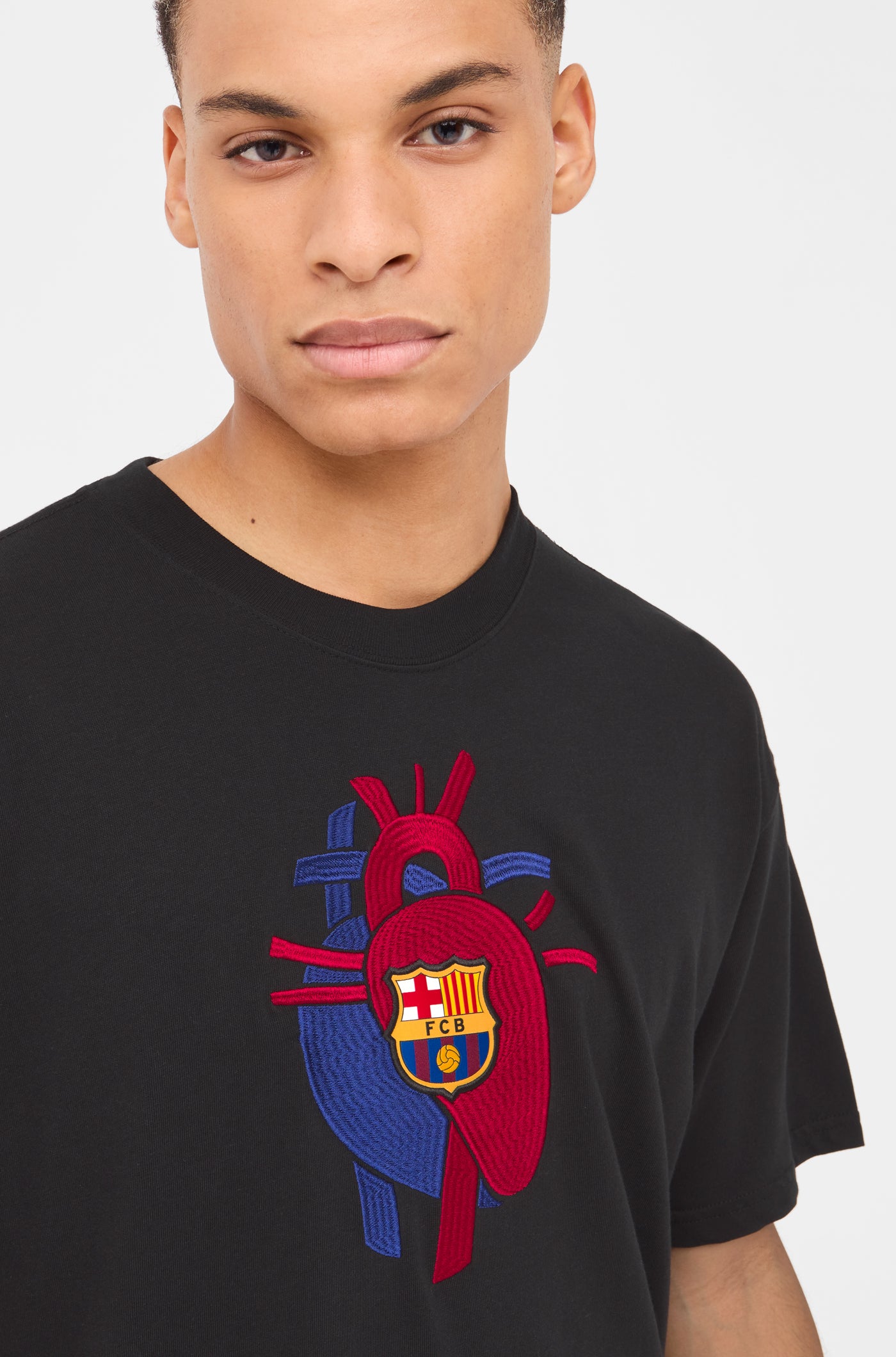 T-Shirt noir FC Barcelona x Patta