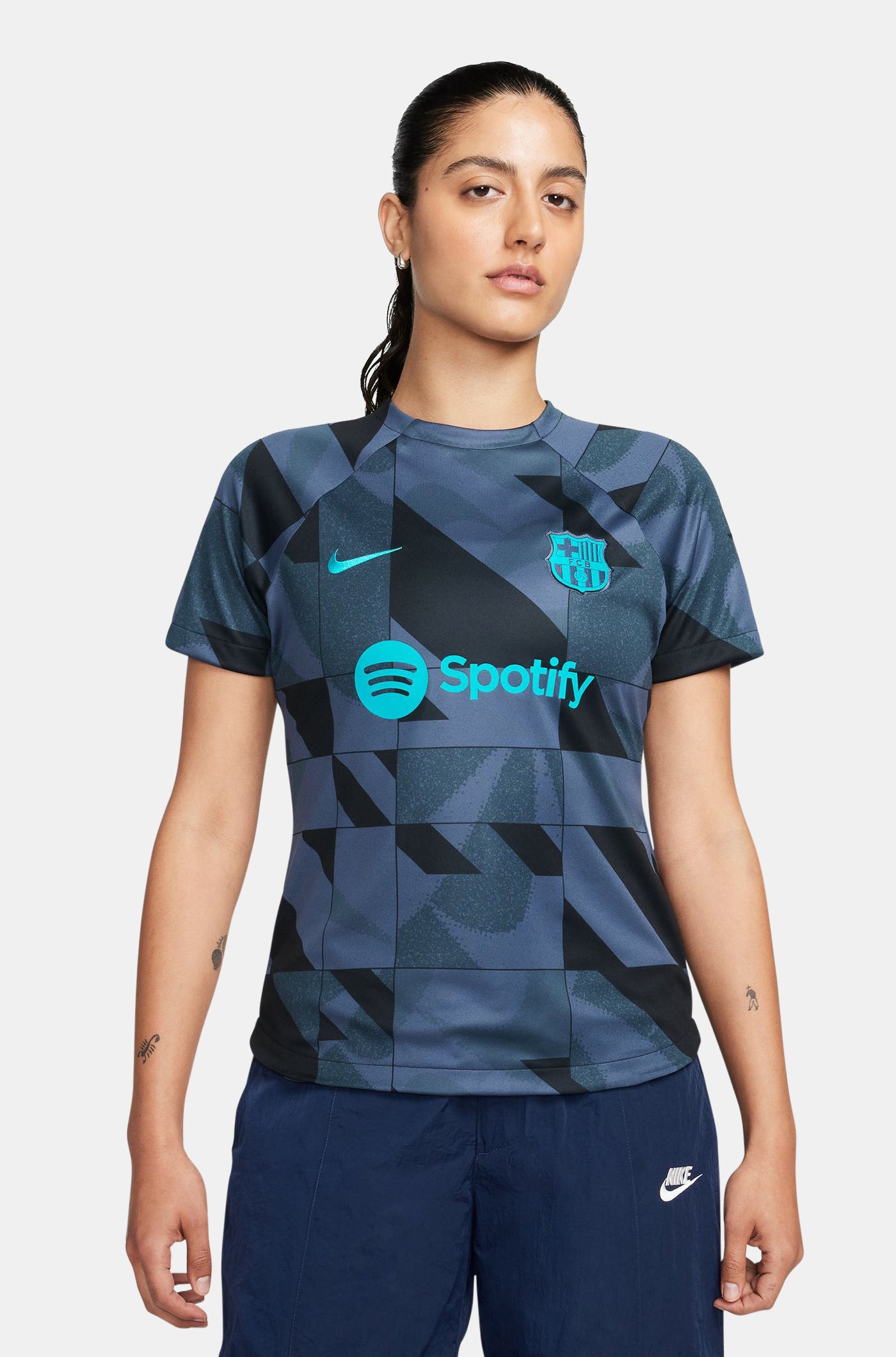 Camiseta prepartido tercera equipación FC Barcelona 23/24 - UCL - Mujer
