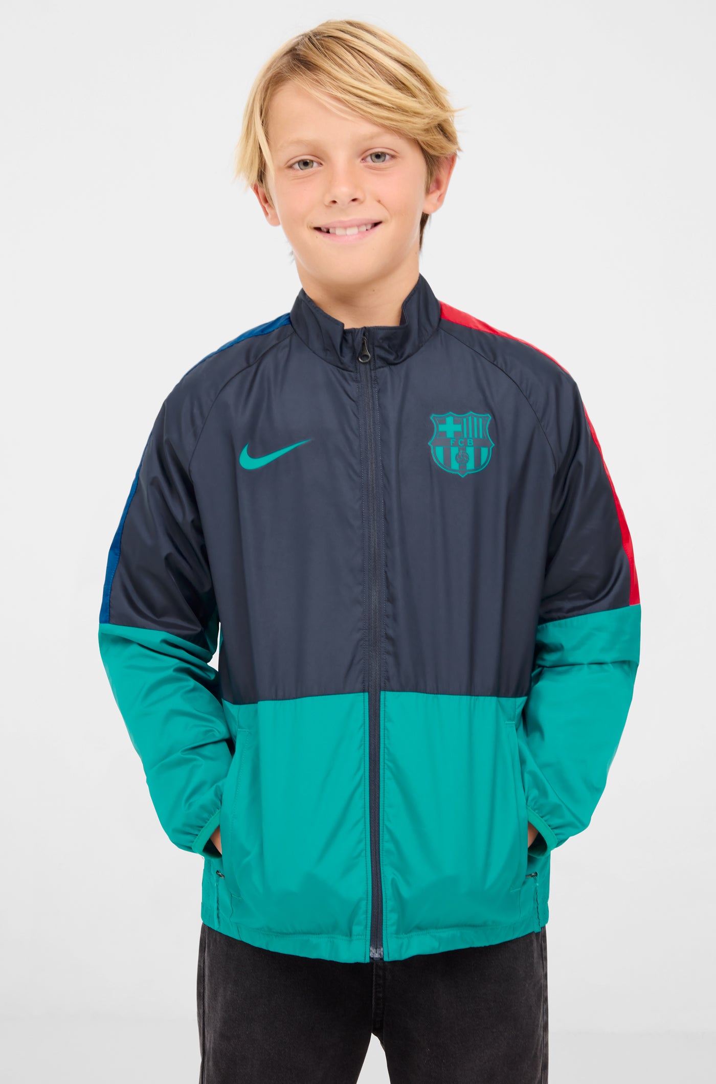 Waterproof Jacket Barça Nike - Junior
