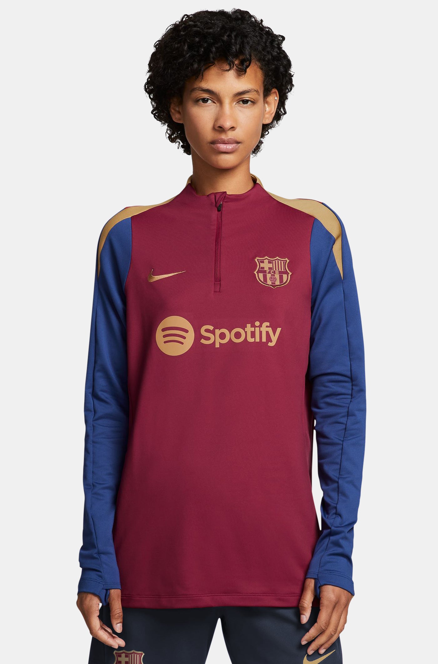 FC Barcelona garnet training sweatshirt 23/24 - Women's