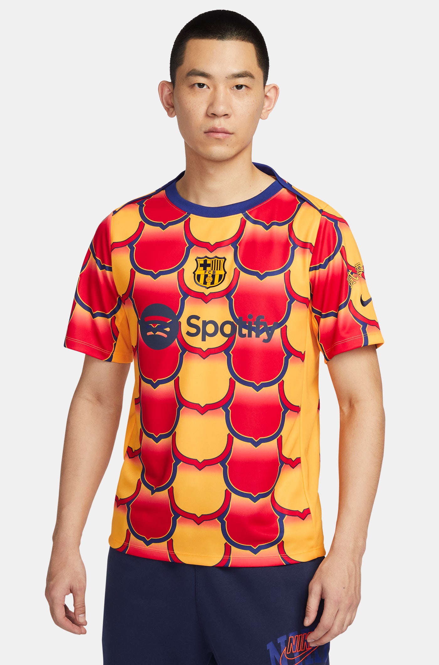 Camiseta gold Pre-Partido FC Barcelona