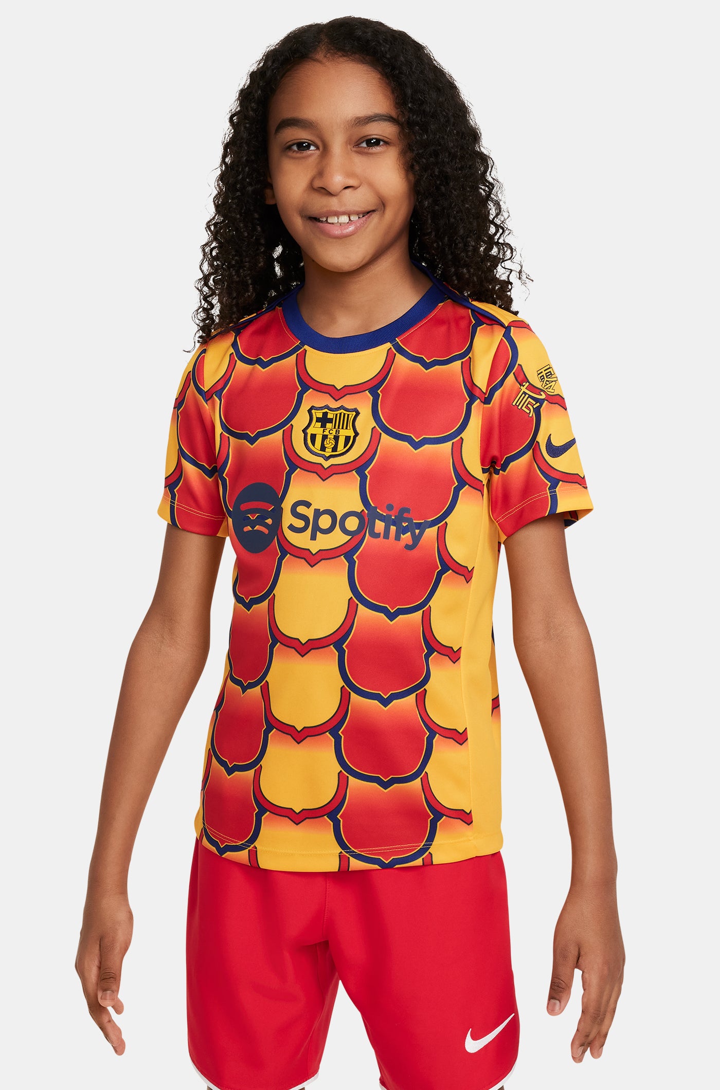 FC Barcelona gold Pre-Match Shirt - Junior