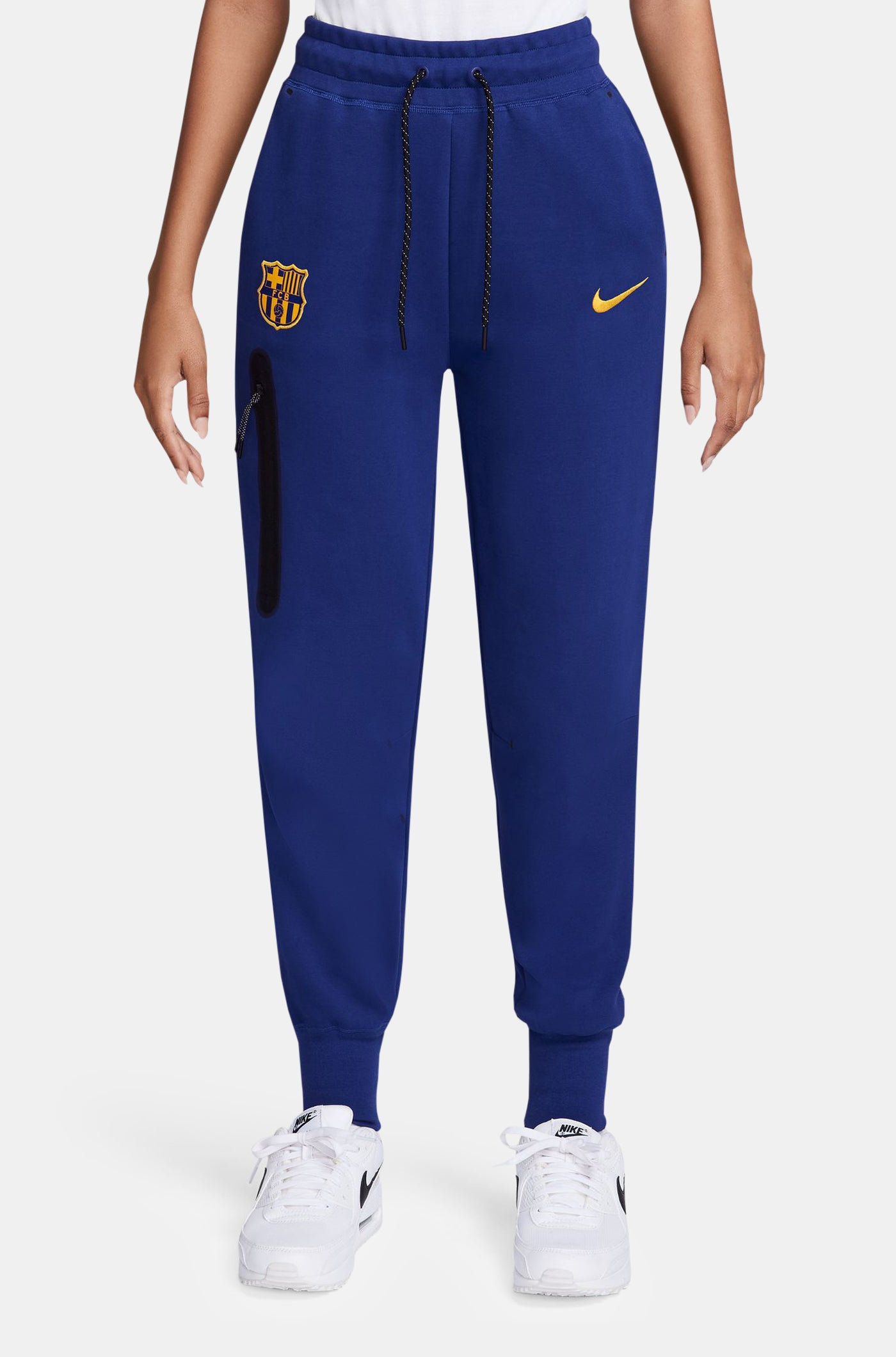 Blaue Tech-Hose von Barça Nike – Damen