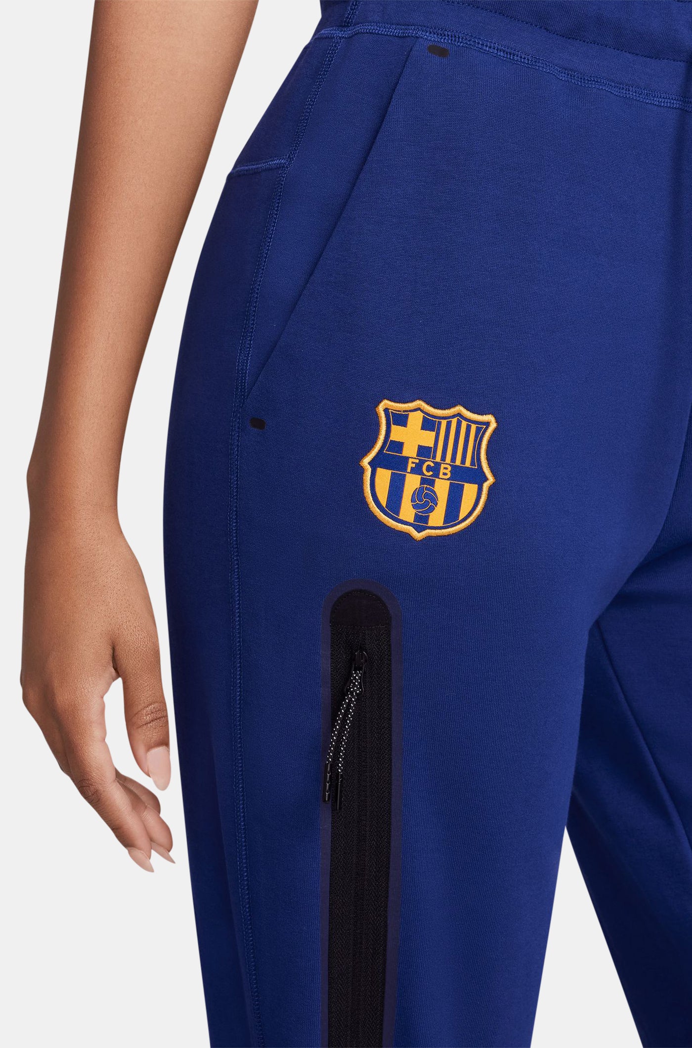 Pantaló tech blau Barça Nike - Dona