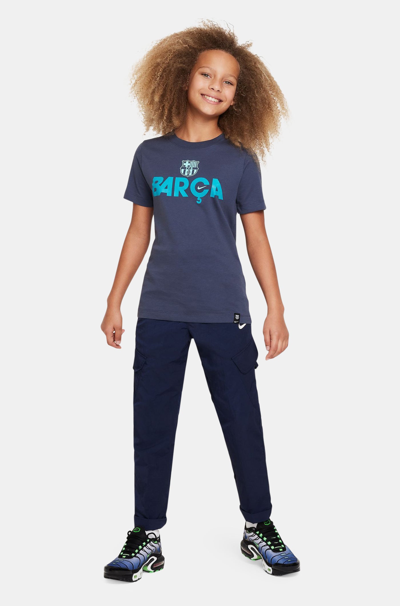 T-Shirt blue Barça Nike - Junior