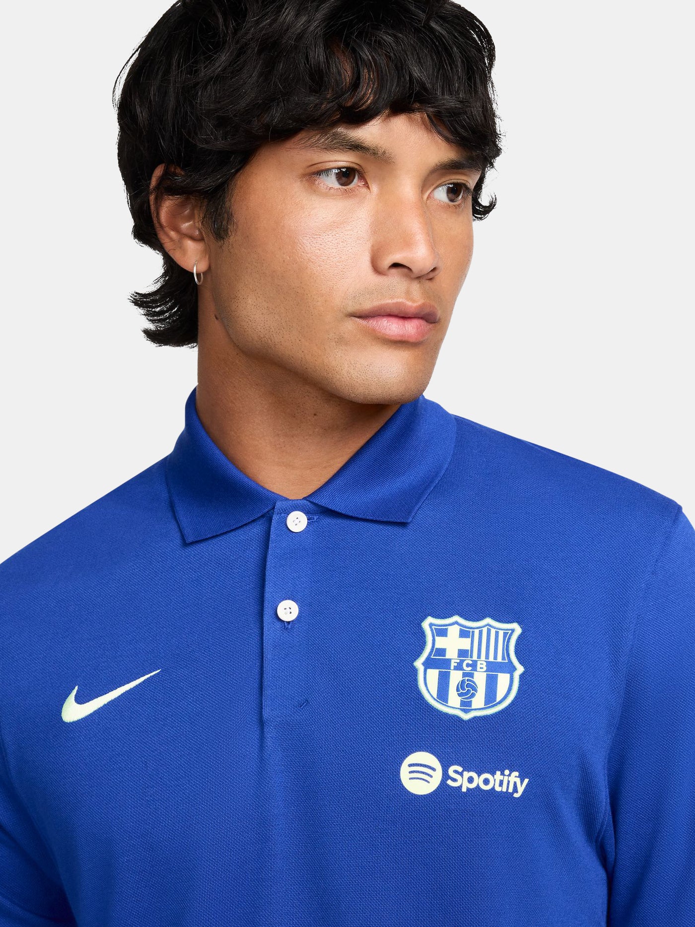 Polo blau von Barça Nike