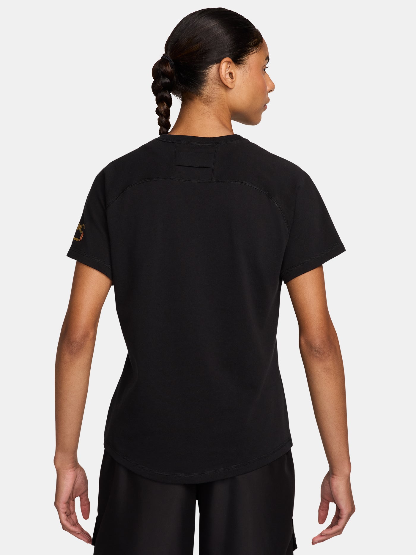 Tee crest black Barça Nike - Women