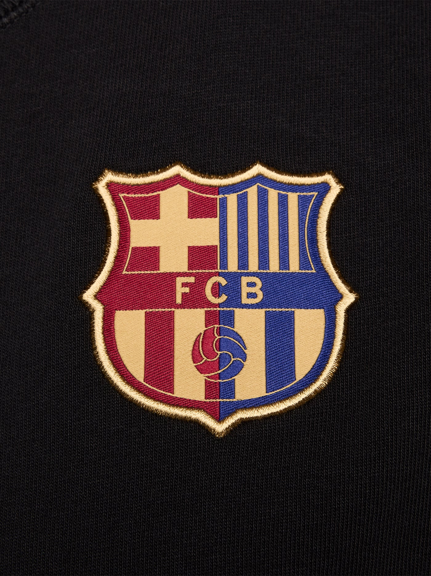 Tee crest black Barça Nike - Women