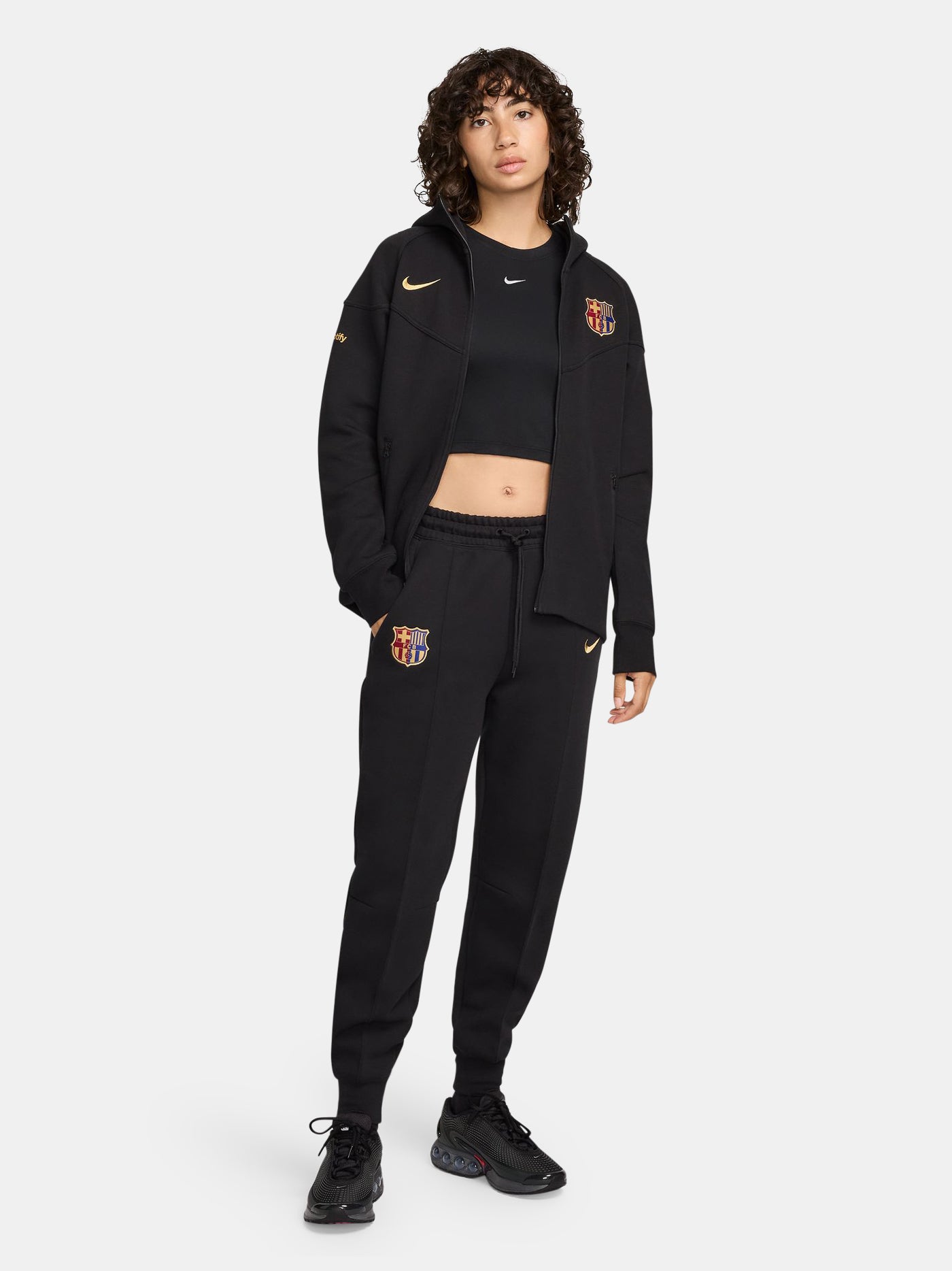 Pantalón escudo negro Barça Nike - Mujer