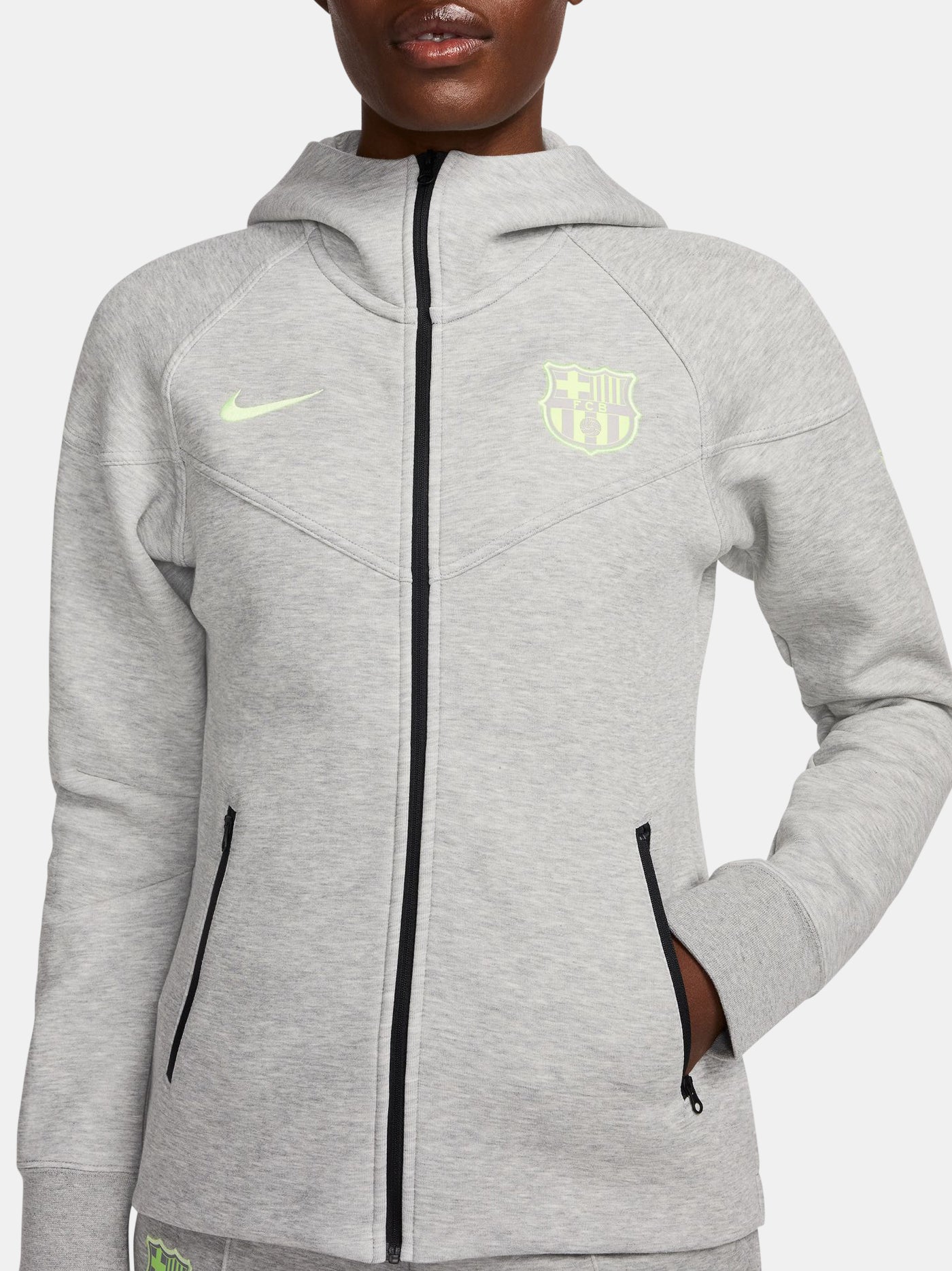  Jacke Tech Fleece Barça Nike - Damen