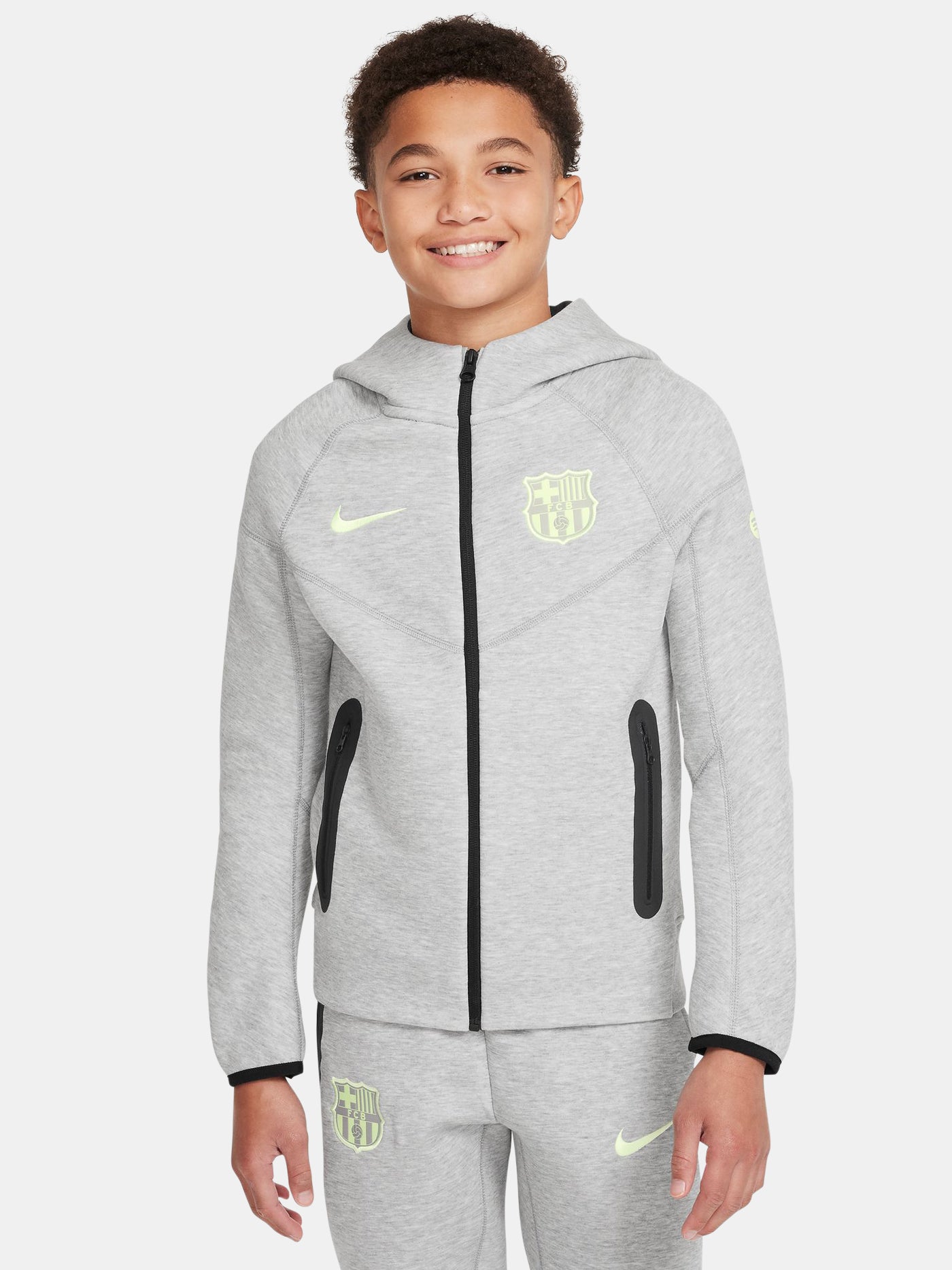 Jaqueta Tech Fleece Barça Nike - Júnior