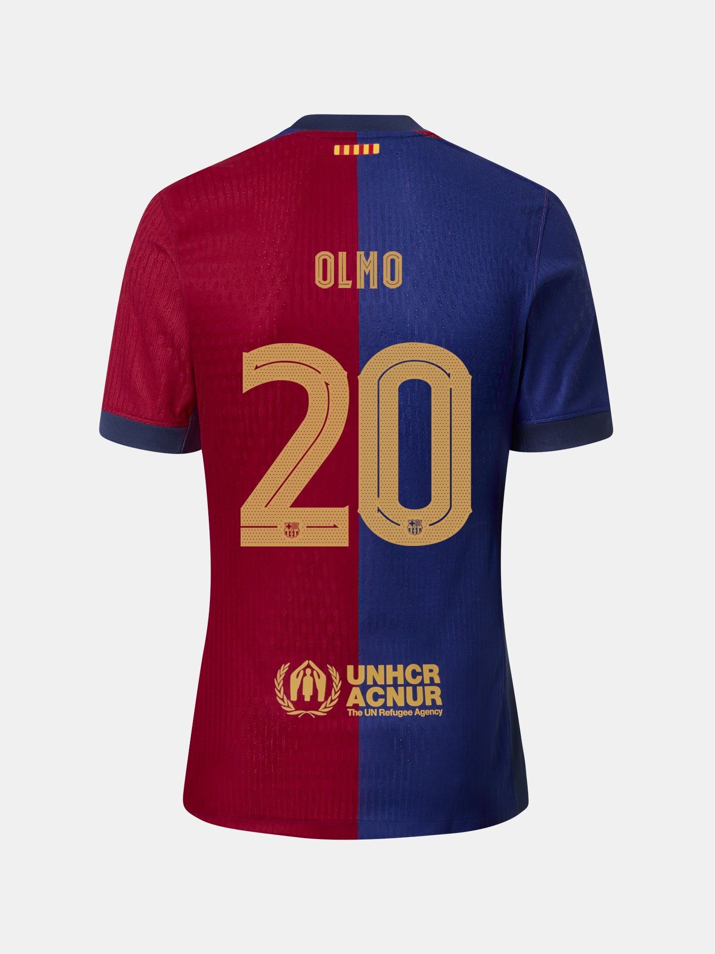 OLMO |  Conjunto niño/a  pequeño/a primera equipación  24/25 FC Barcelona