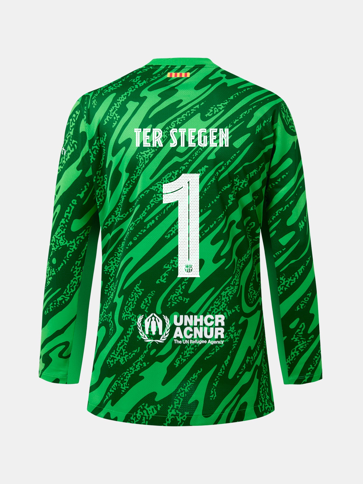 TER STEGEN |  Camiseta niño/a  pequeño/a portero 24/25 FC Barcelona