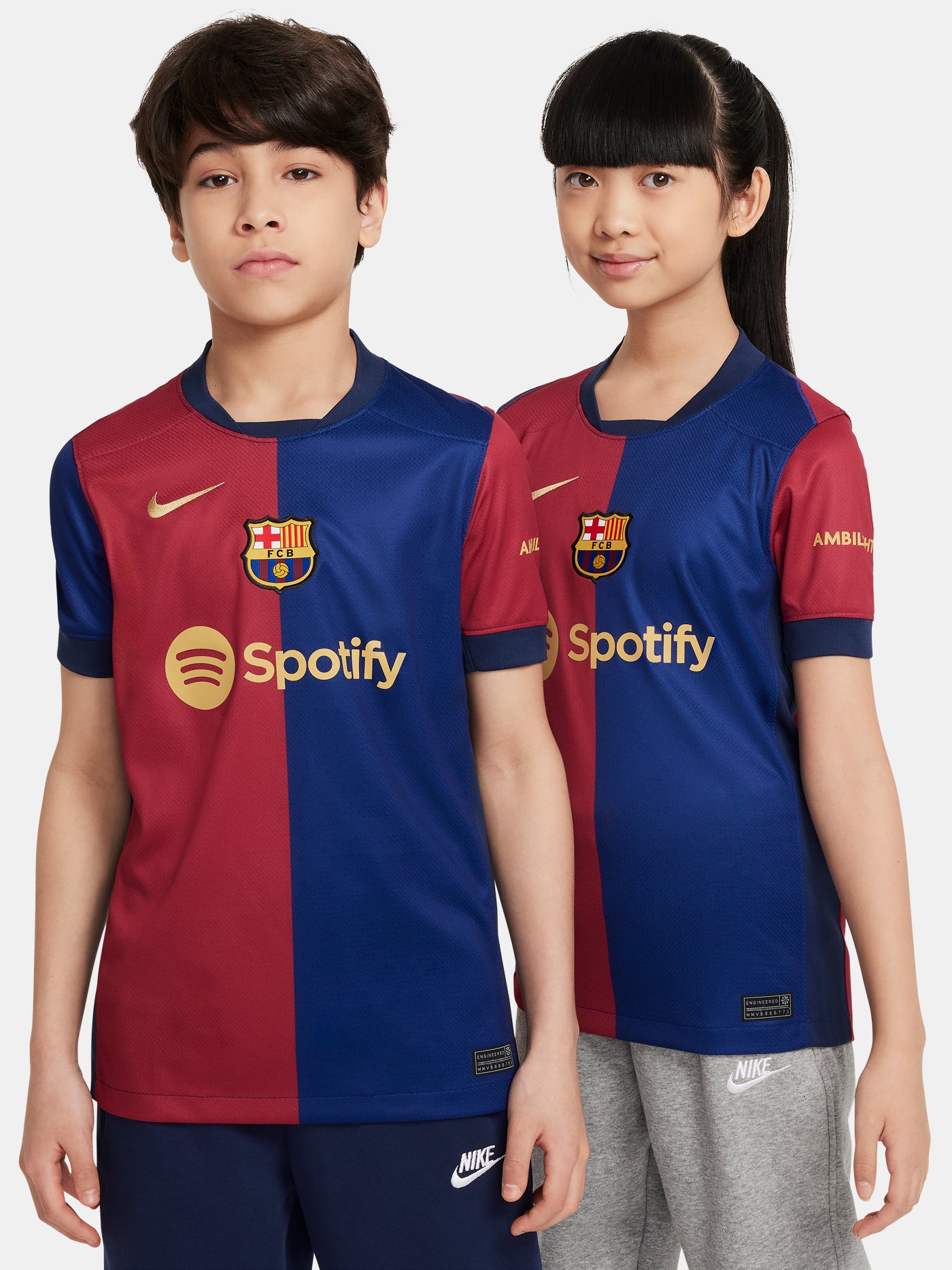 Camiseta primera equipación FC Barcelona 24/25 - Junior 