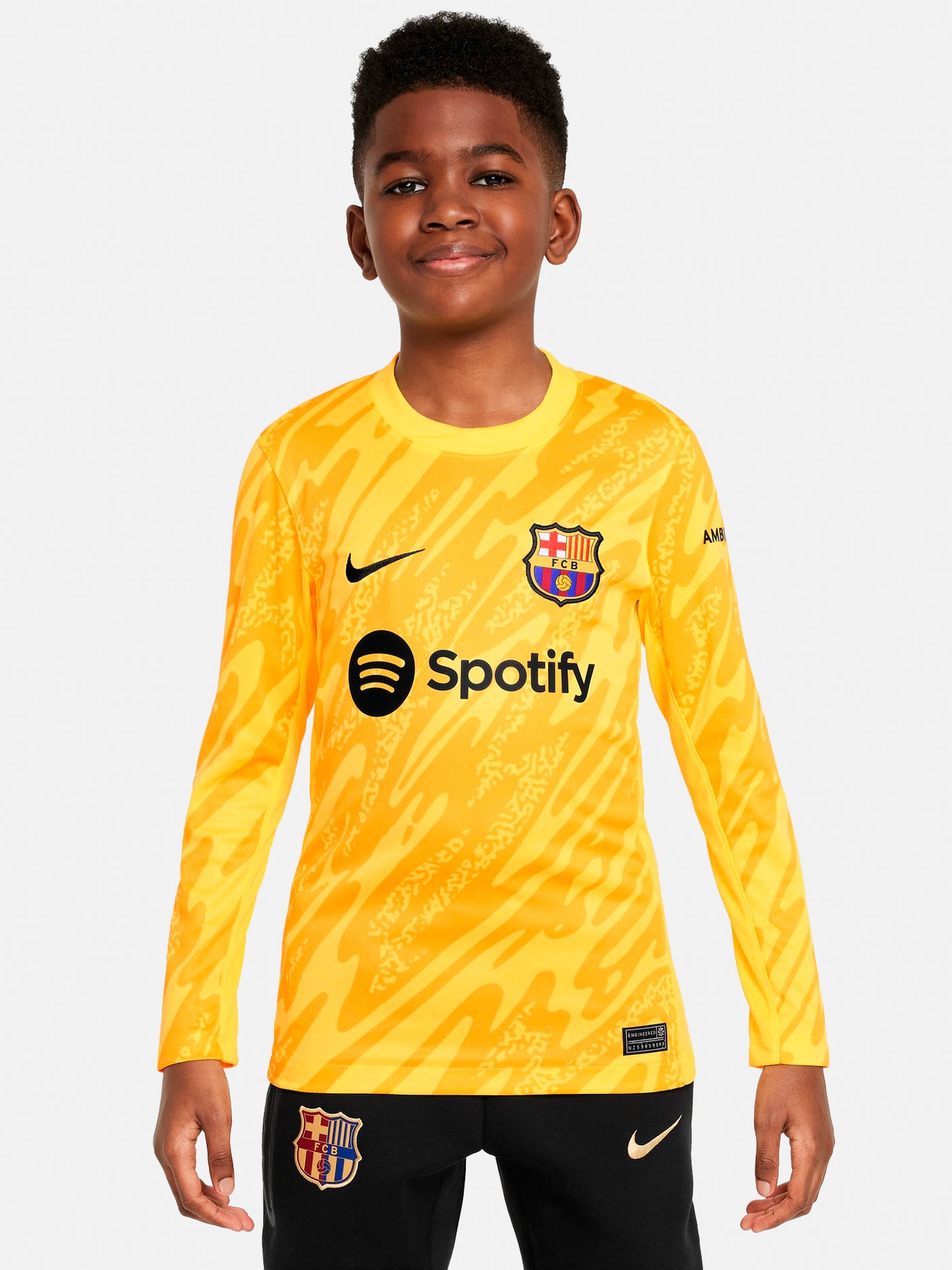 Junior goalkeeper away jersey 24/25 FC Barcelona