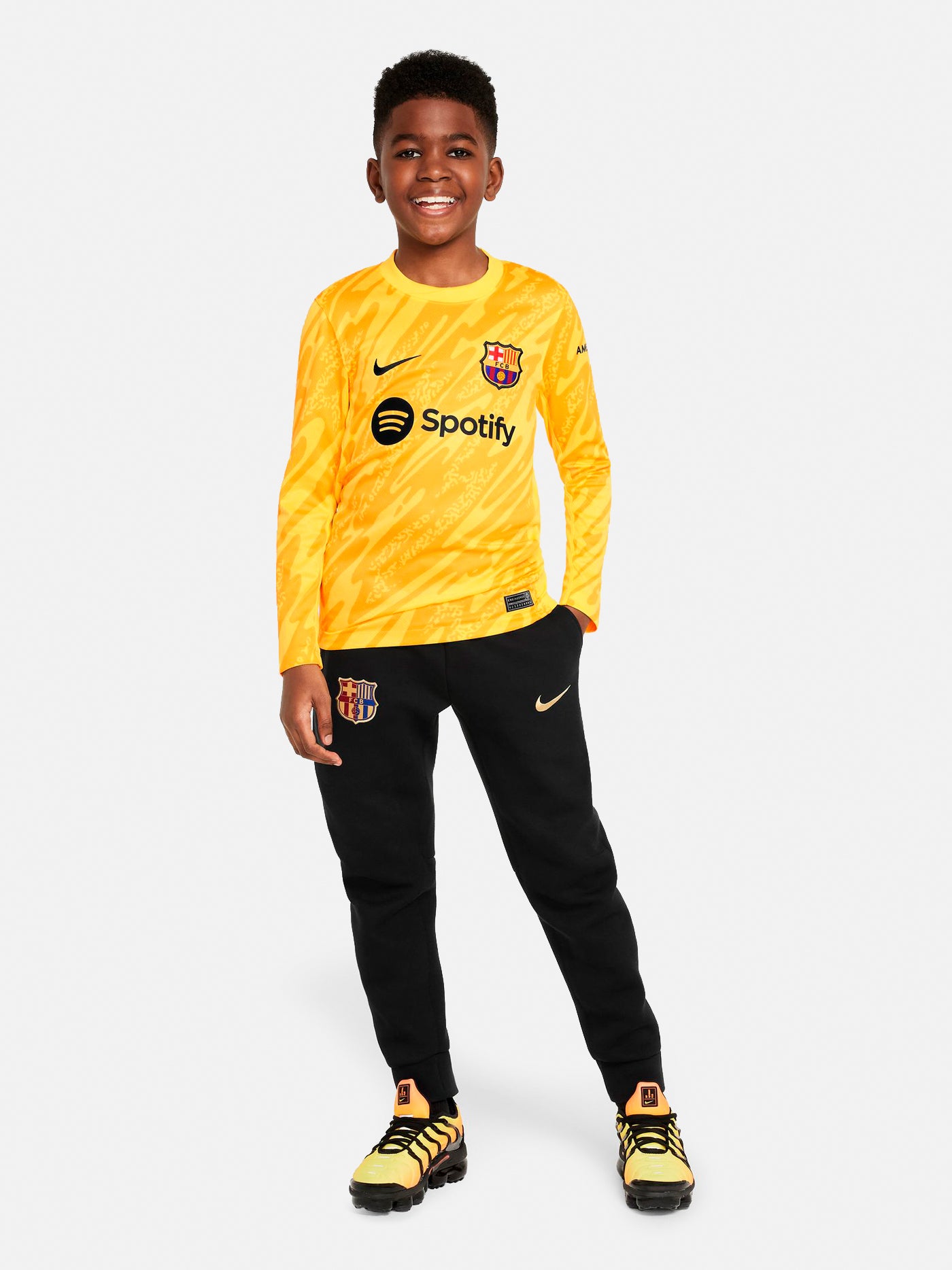 Junior goalkeeper away jersey 24/25 FC Barcelona