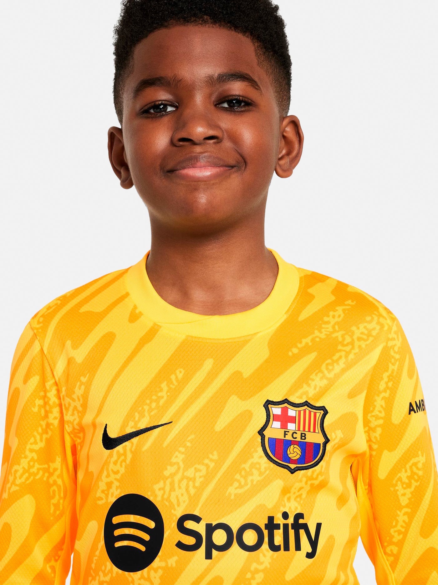  Junior-Torwart-Auswärtstrikot 24/25 FC Barcelona