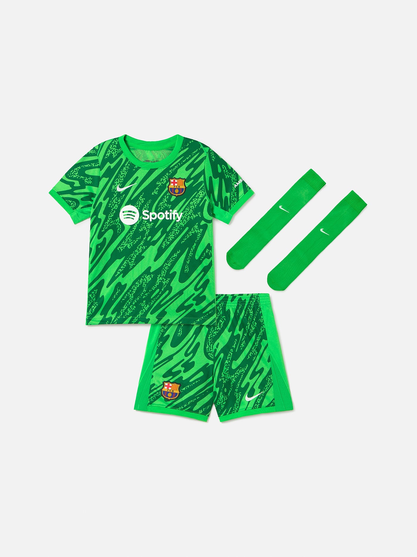 Younger kids goalkeeper kit 24/25 FC Barcelona