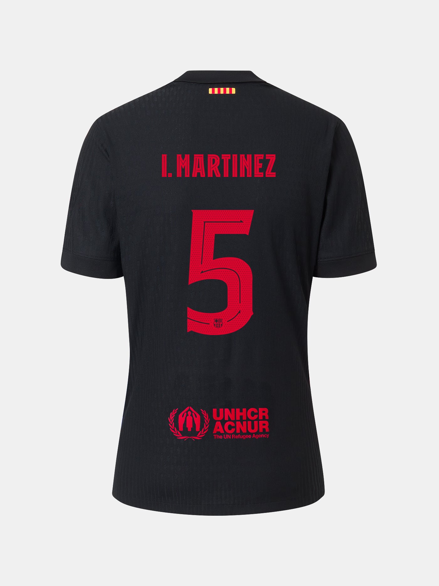 I. MARTINEZ |  Conjunto niño/a  pequeño/a segunda equipación  24/25 FC Barcelona