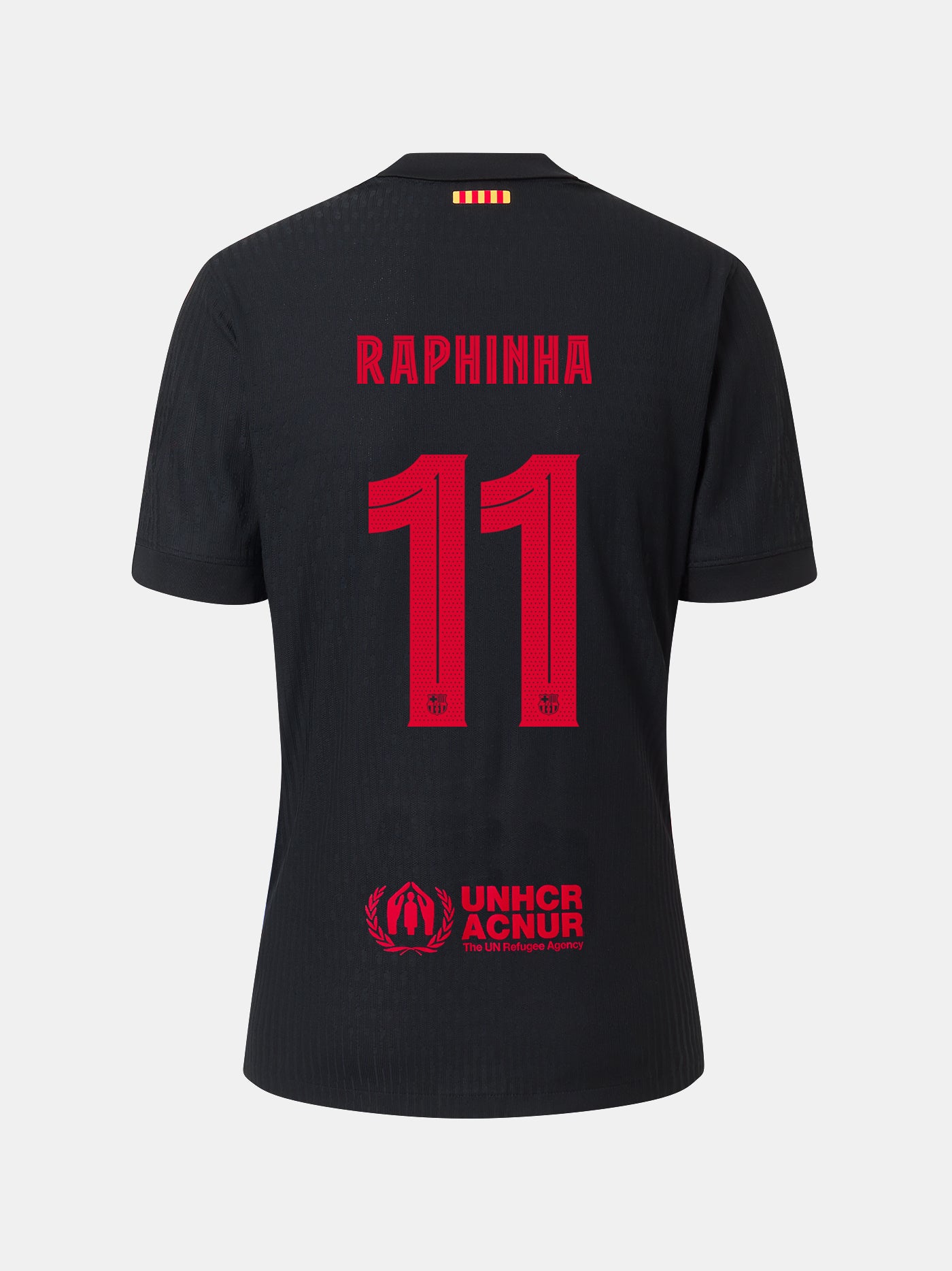 RAPHINHA |  Conjunto niño/a  pequeño/a segunda equipación  24/25 FC Barcelona