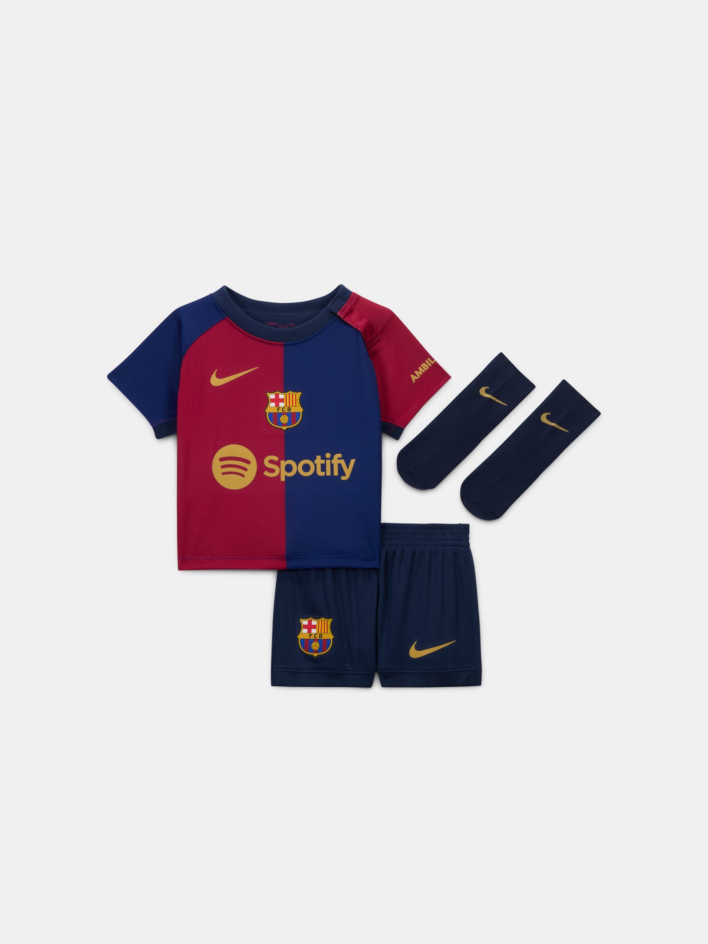 Conjunto primera equipación FC Barcelona 24/25 - Bebé  