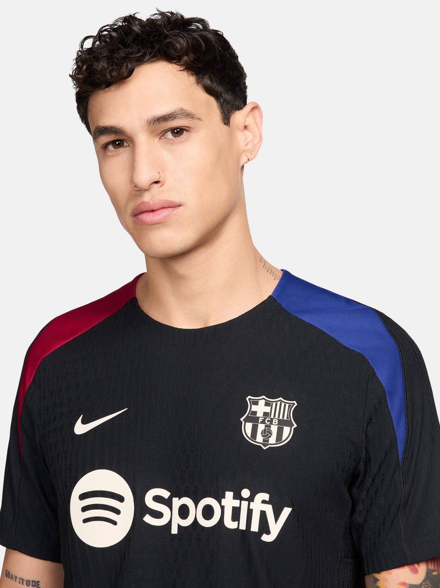 Maillot d'entraînement du FC Barcelone 24/25 noir - Dri-Fit ADV