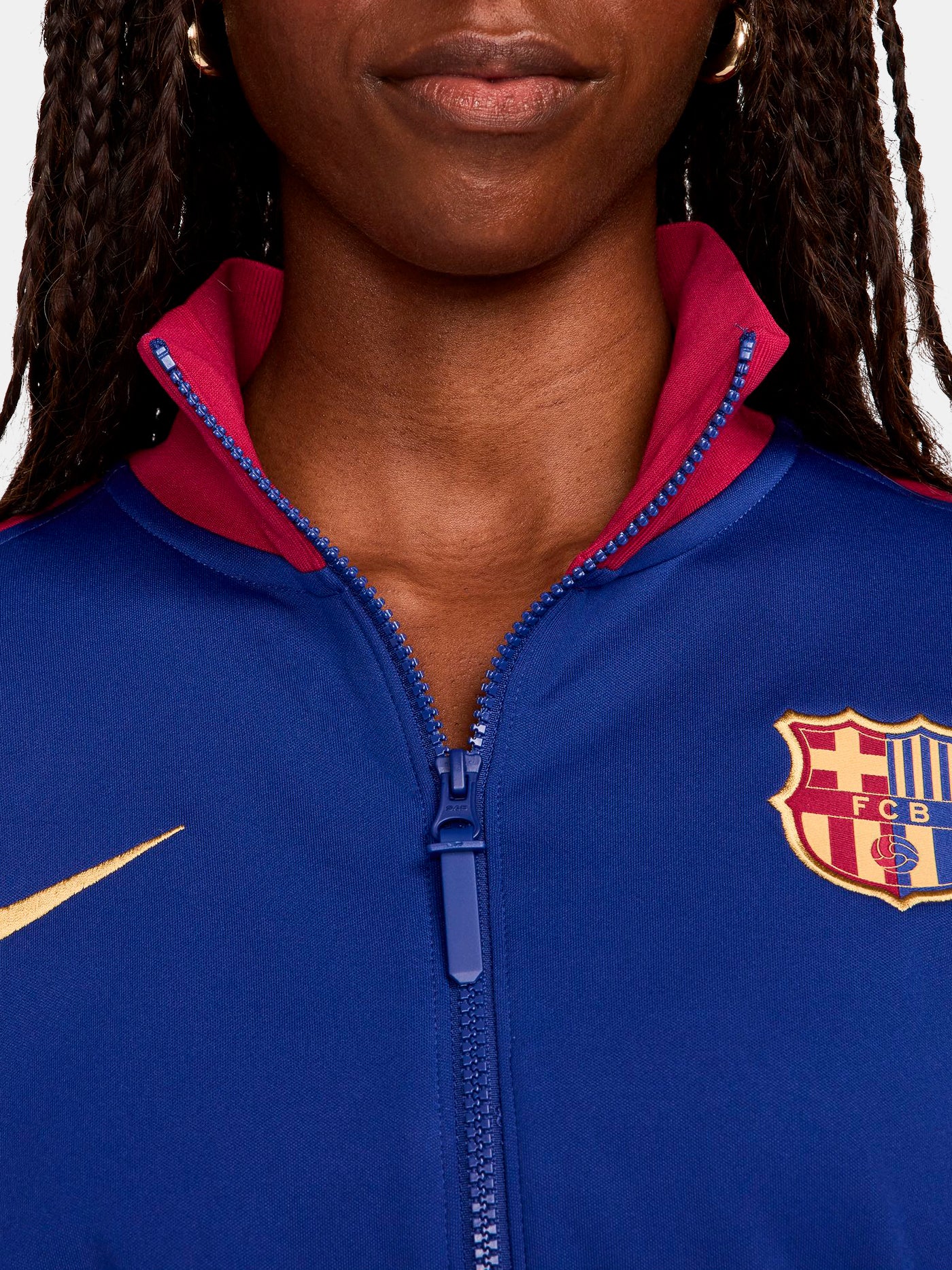 FC Barcelona 24/25 Erstausrüstung Aufwärmjacke – Damen