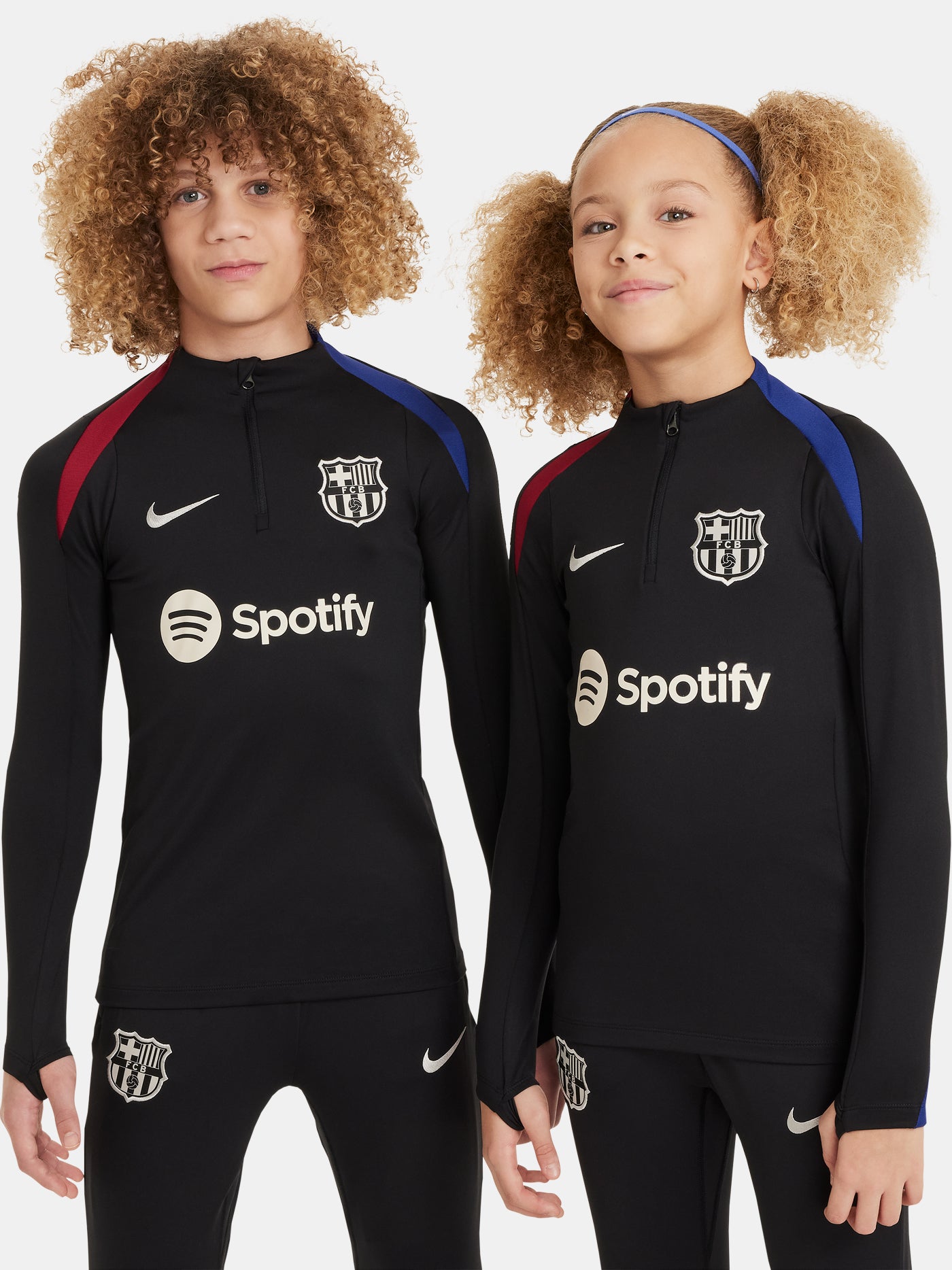 Sweat d'entraînement FC Barcelone 24/25 noir – Junior