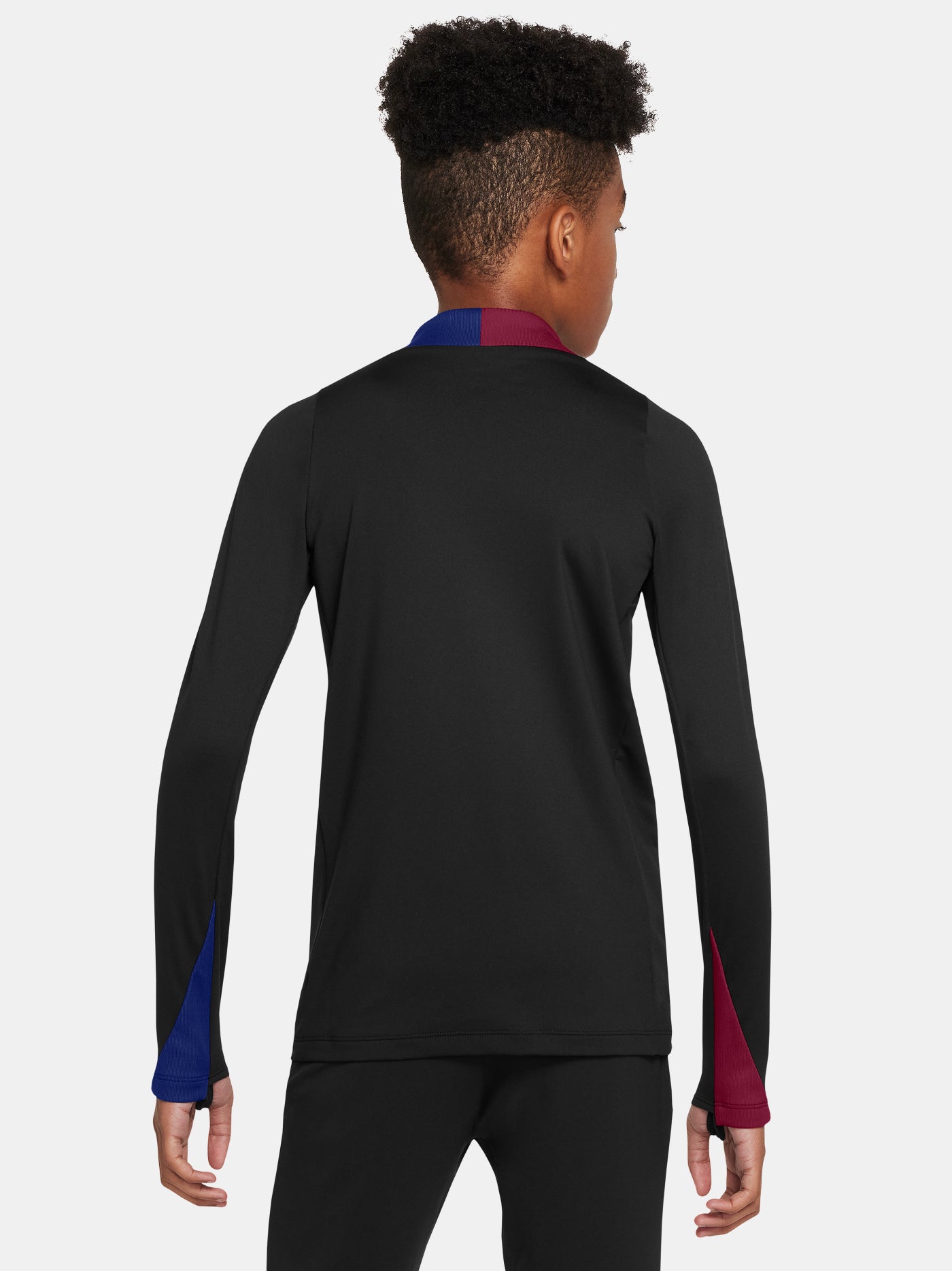  FC Barcelona 24/25 Schwarzes Trainings-T-Shirt – Junior