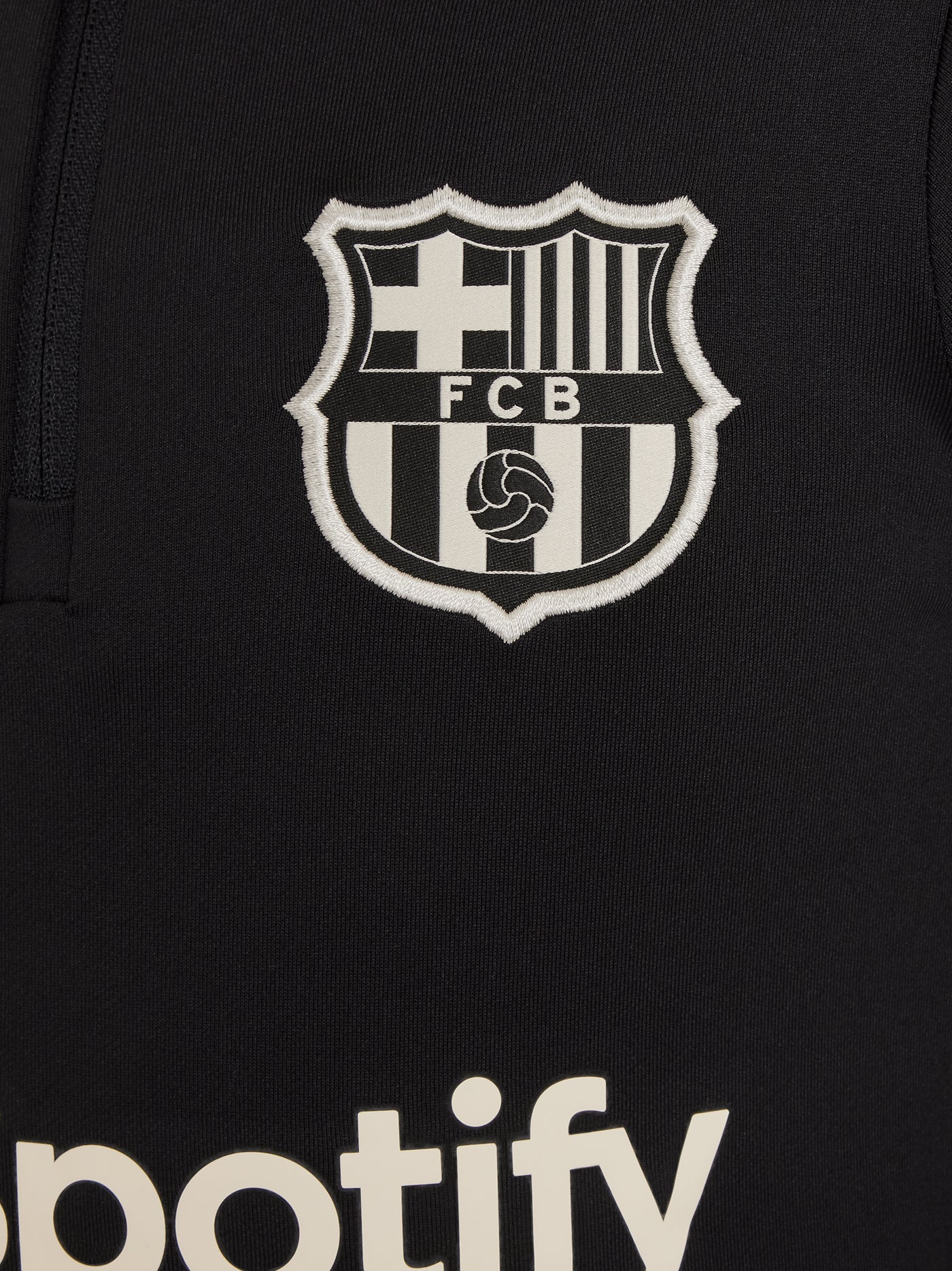 Sweat d'entraînement FC Barcelone 24/25 noir – Junior