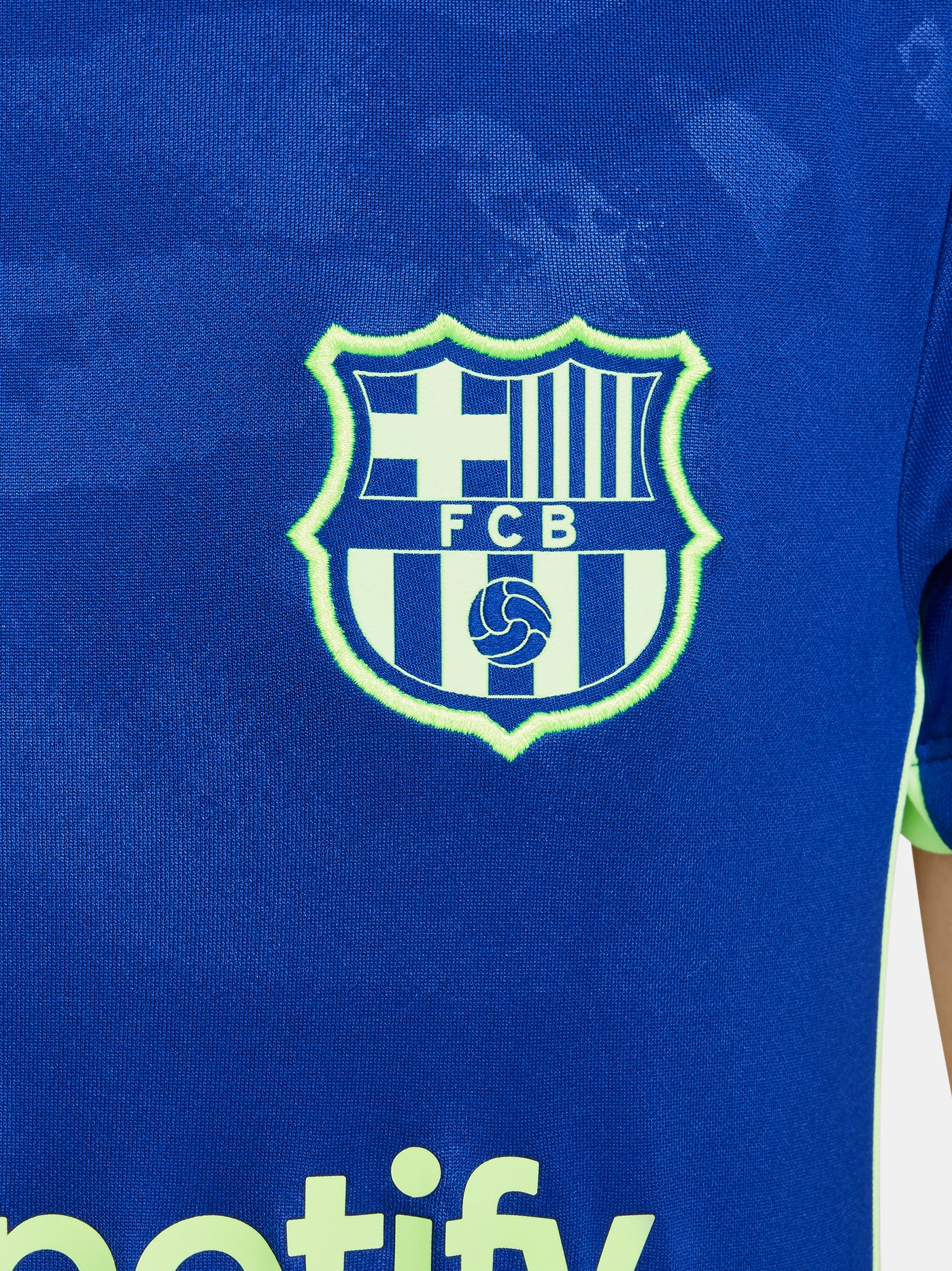 Drittes Aufwärm-Trikot 24/25 des FC Barcelona – Junior