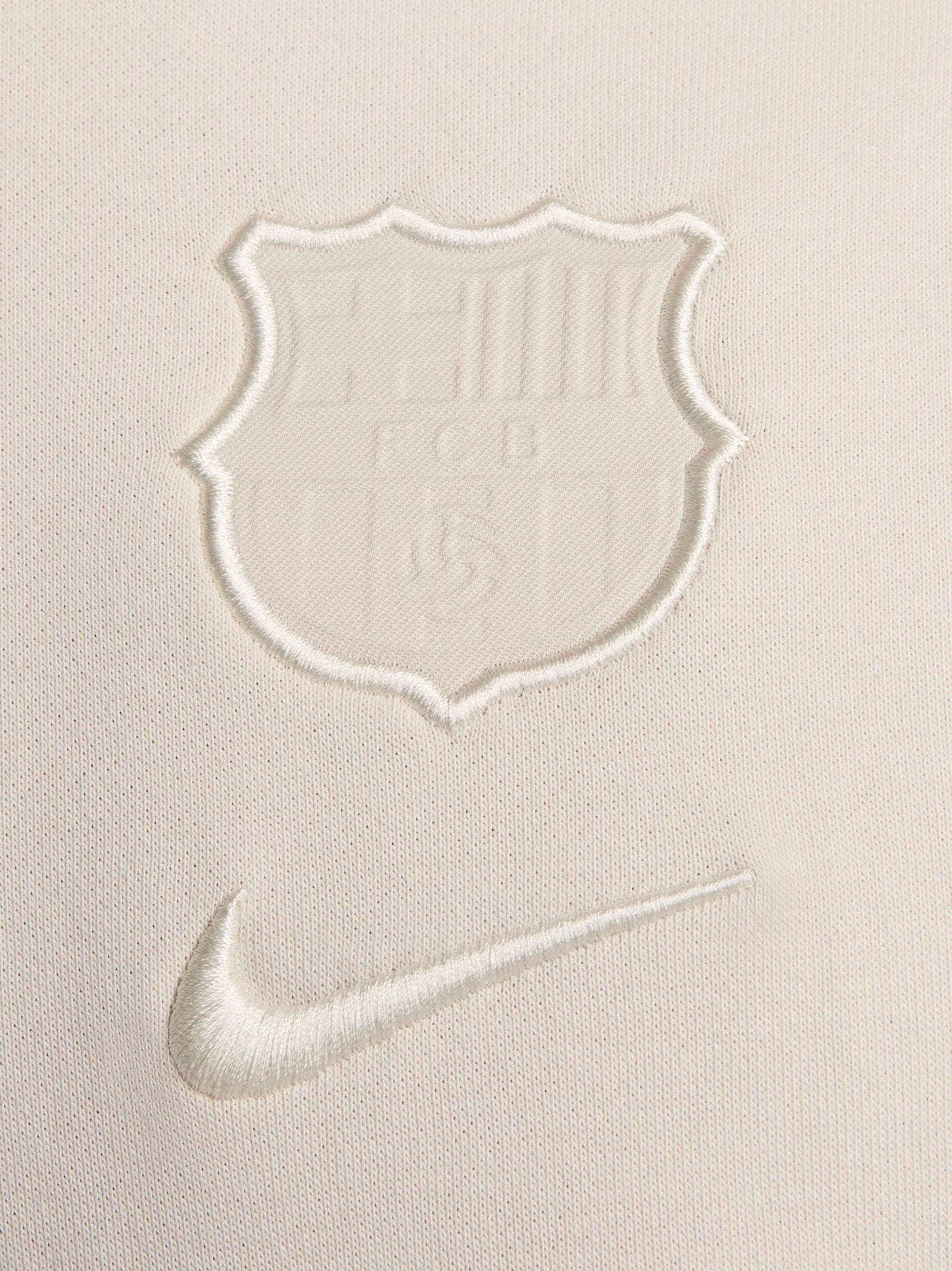 Weißes Crew-Shirt von Barça Nike