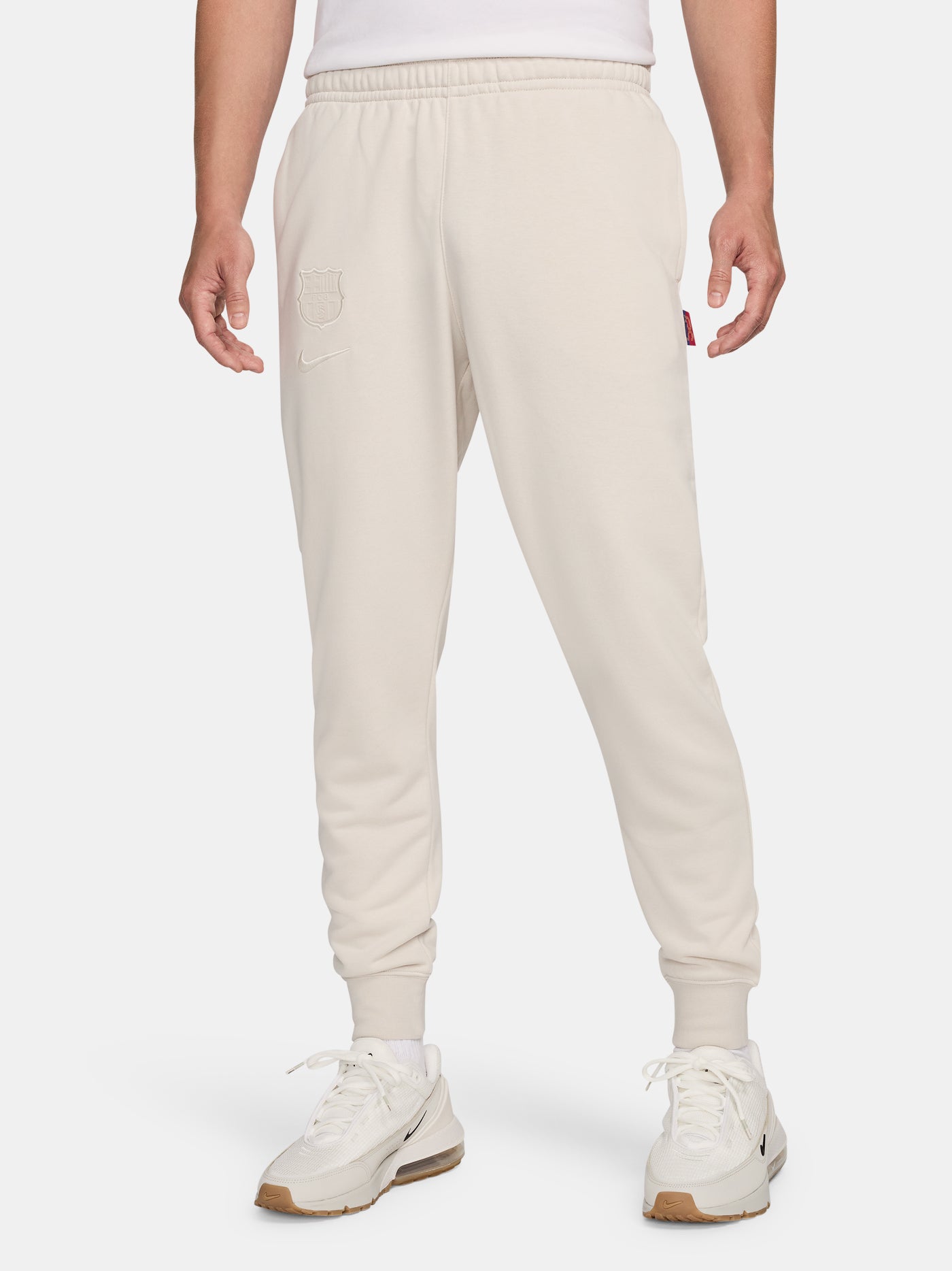  Pantalon écusson blanc Barça Nike