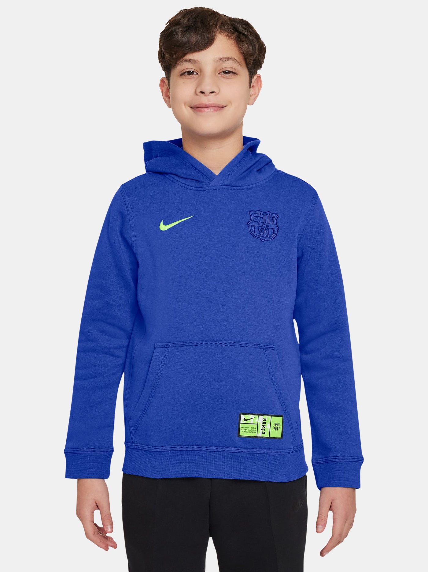 Kapuzenpullover blau von Barça Nike – Junior