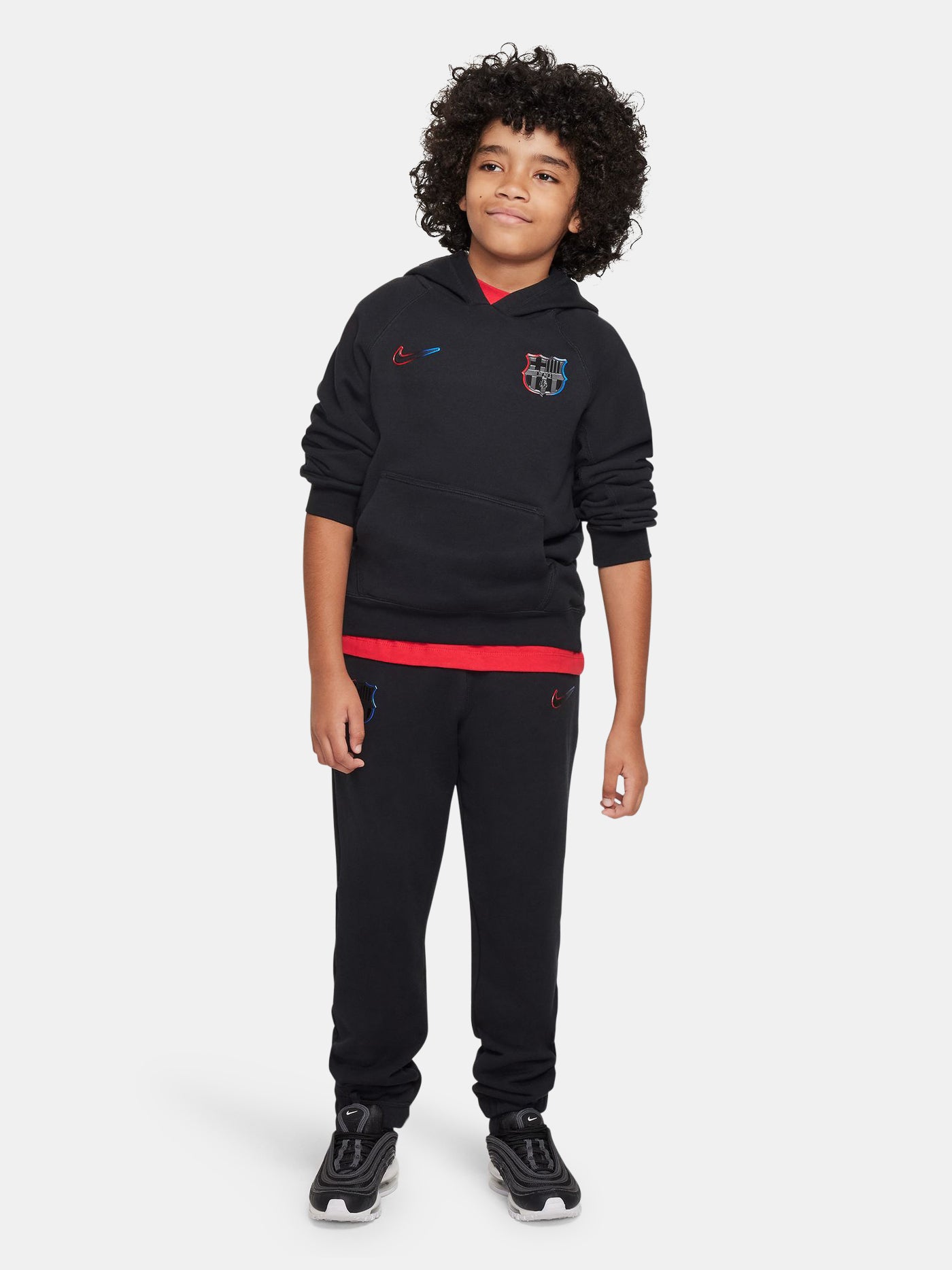 Hoodie black Barça Nike - Junior