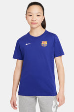 T-Shirt blue royal Barça Nike - Junior
