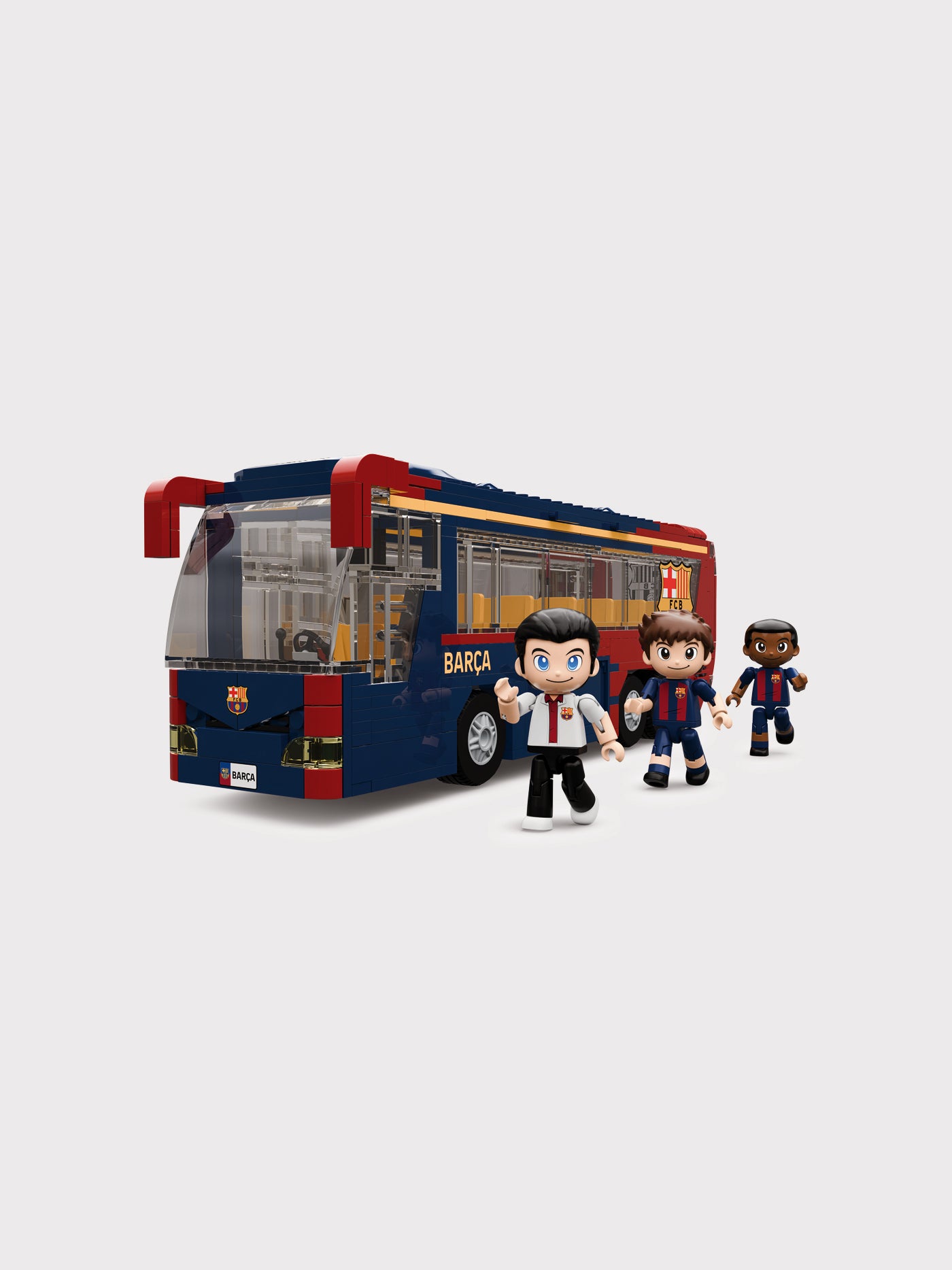 Construction bus FC Barcelona