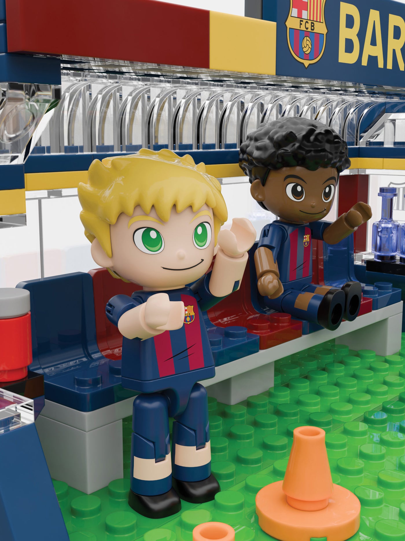 Construction bench FC Barcelona