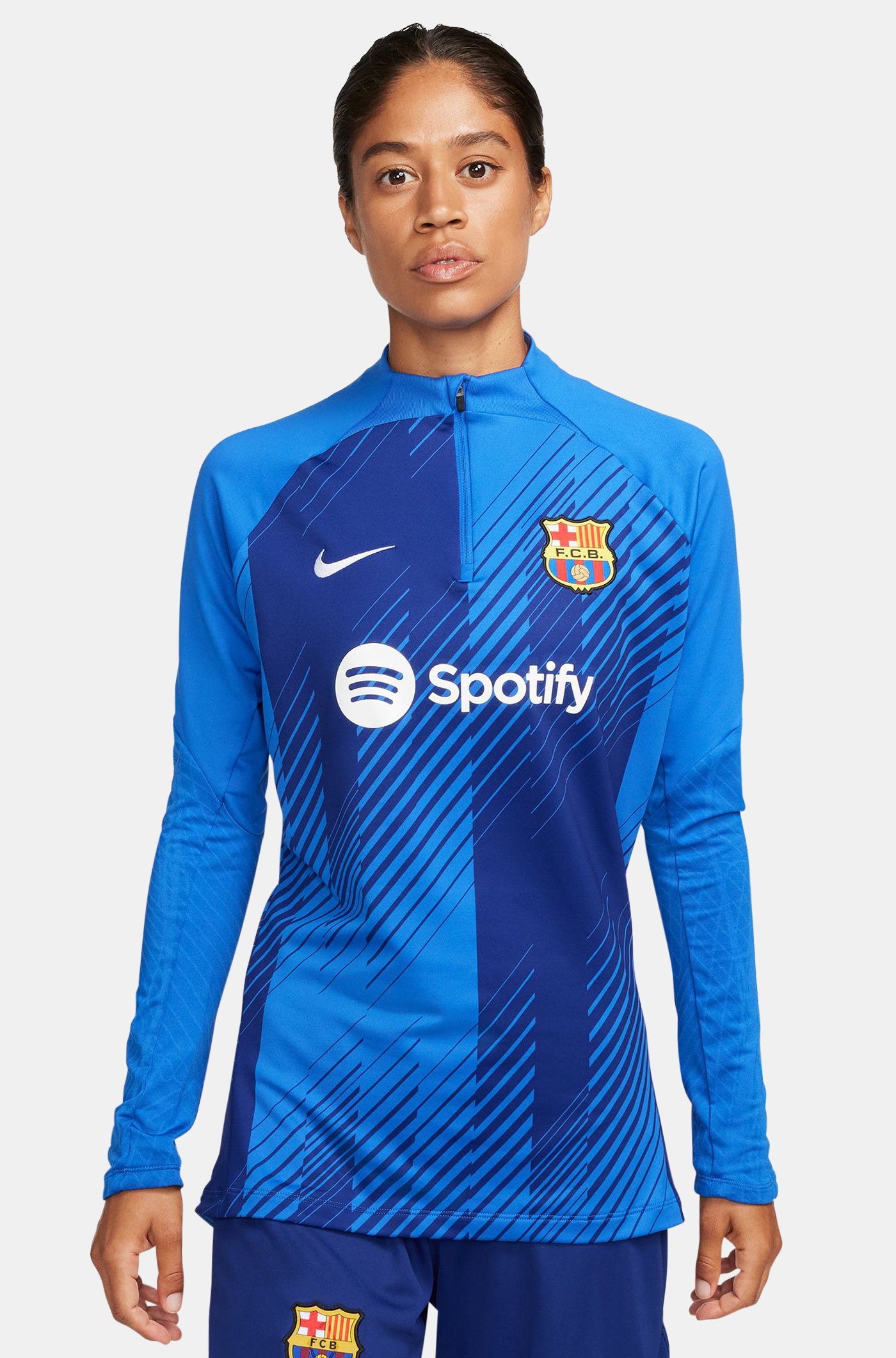 Sweat-Shirt Avant-Match FC Barcelone 23/24 – La Liga - Femme
