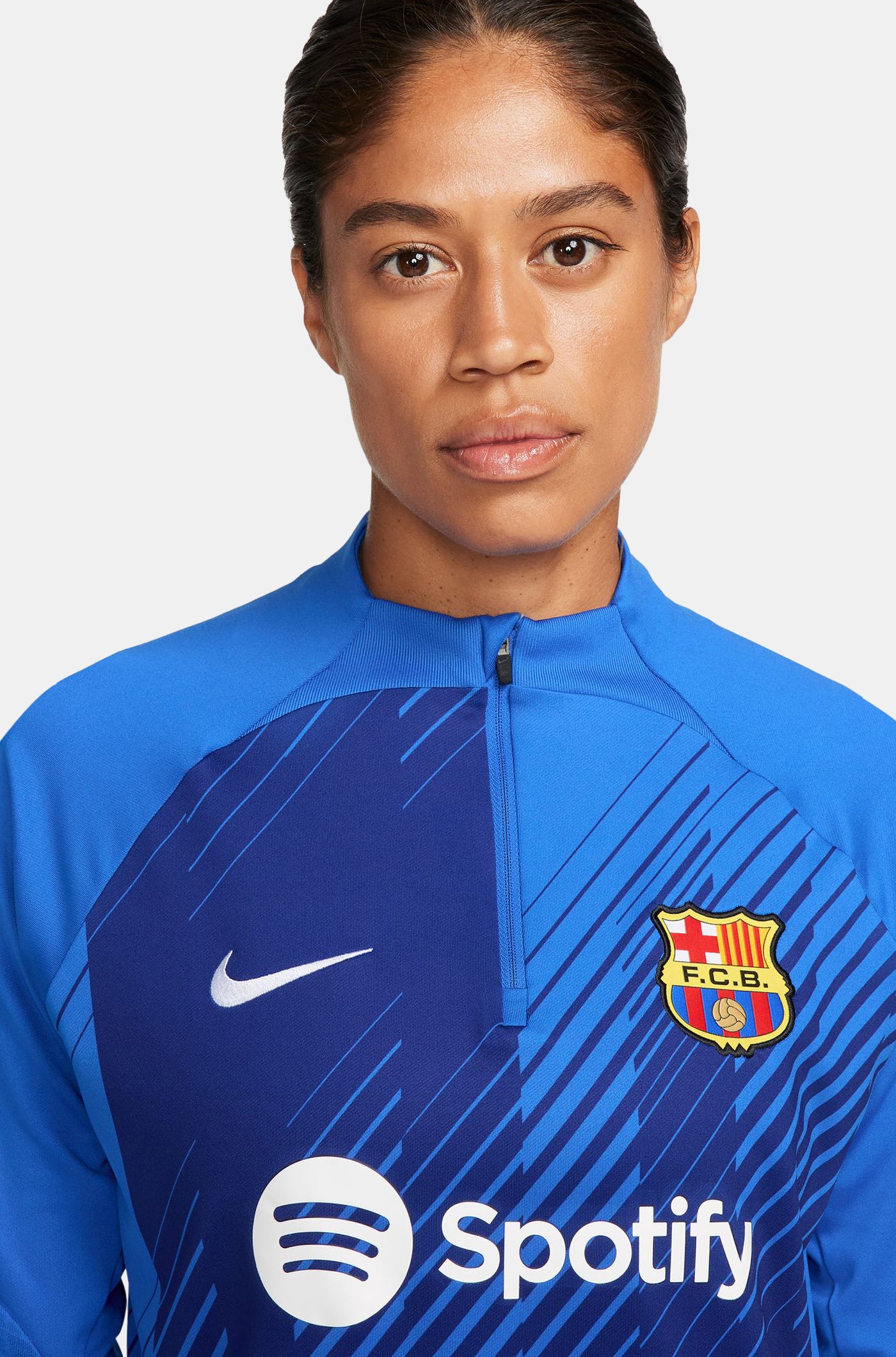 Sweat-Shirt Avant-Match FC Barcelone 23/24 – La Liga - Femme