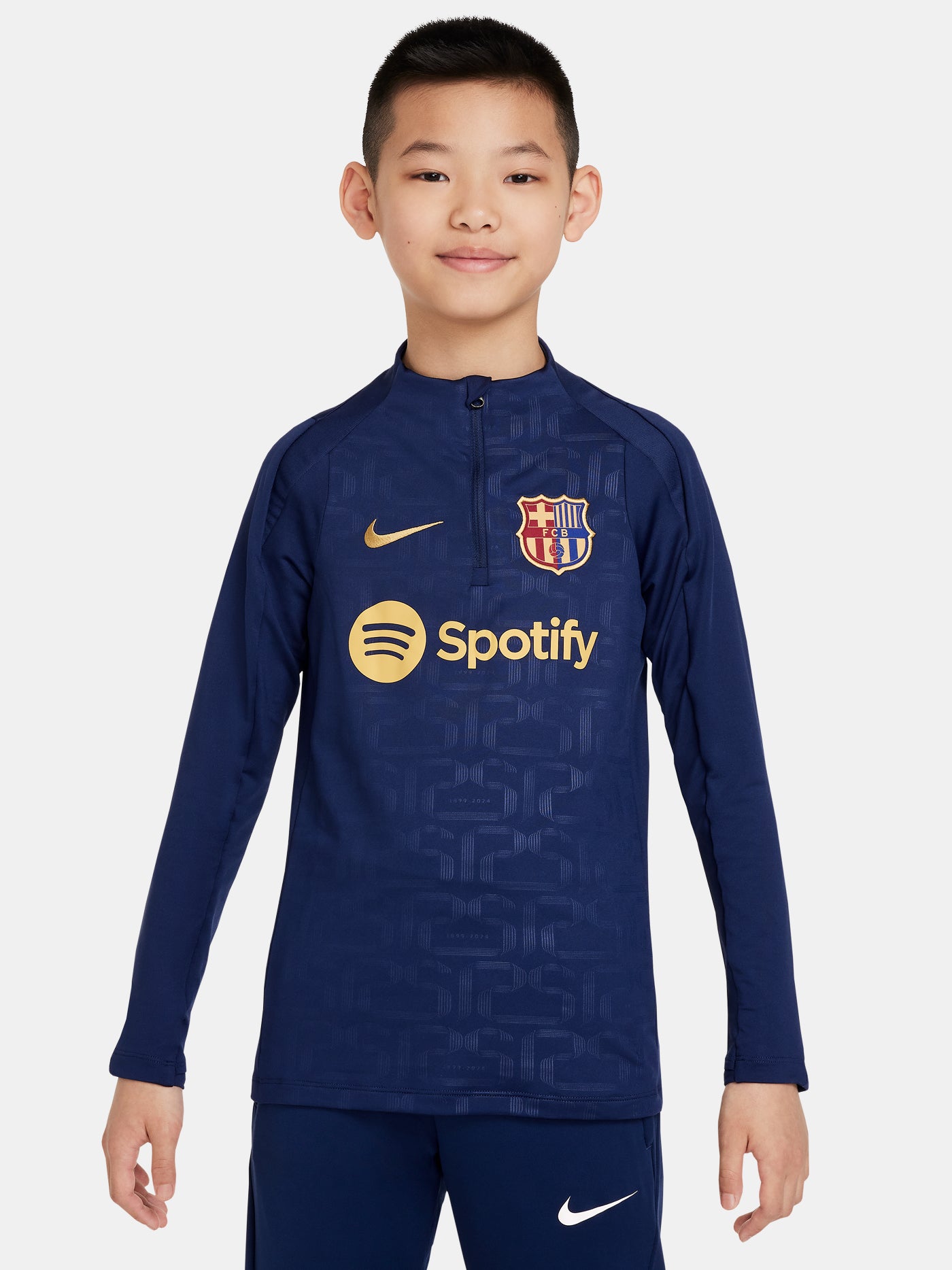 Sudadera Pre-Partido FC Barcelona 24/25 - La Liga - Junior