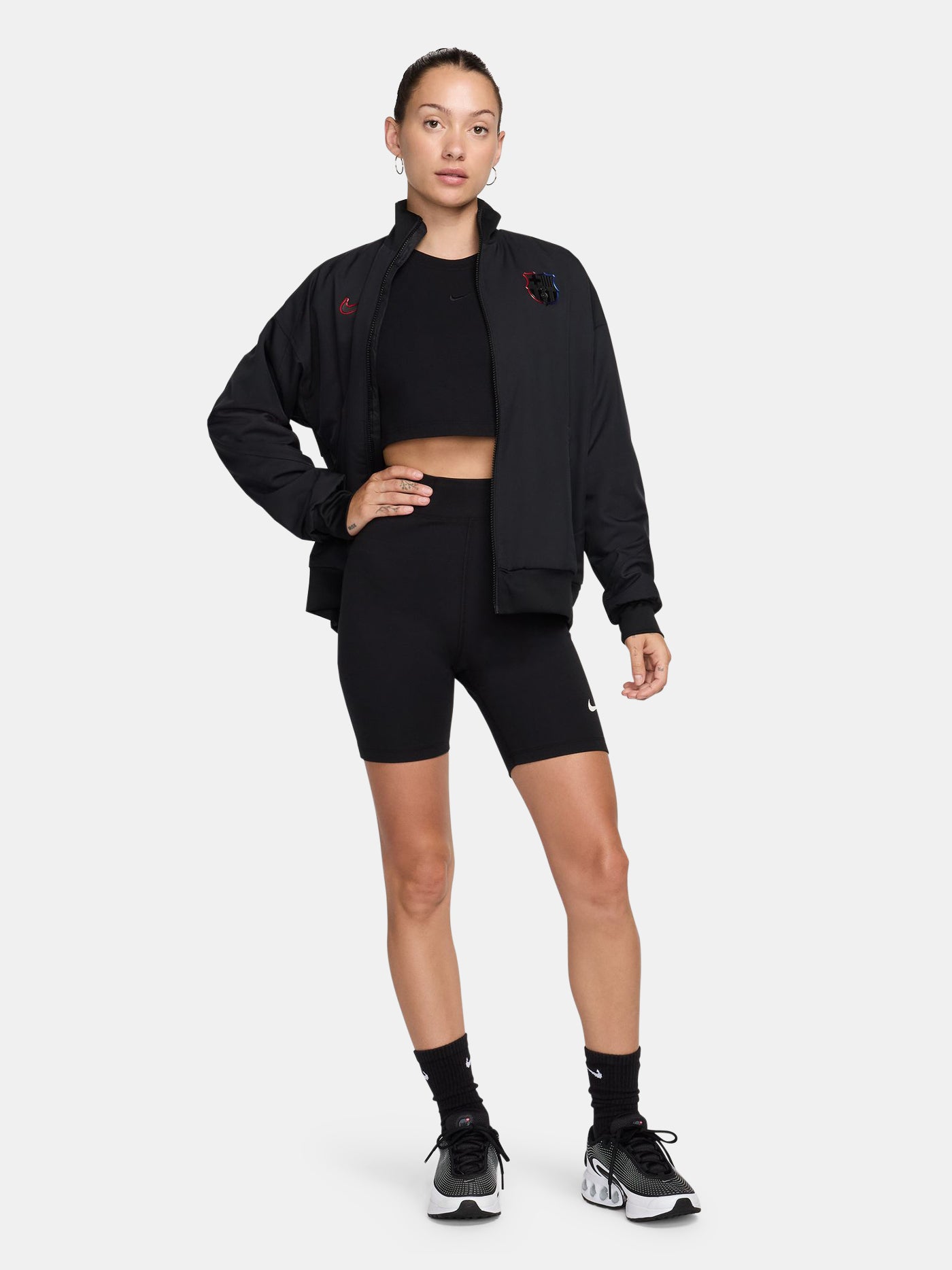 FC Barcelona anthem jacket away 24/25 - Women â Barça Official Store Spotify Camp Nou