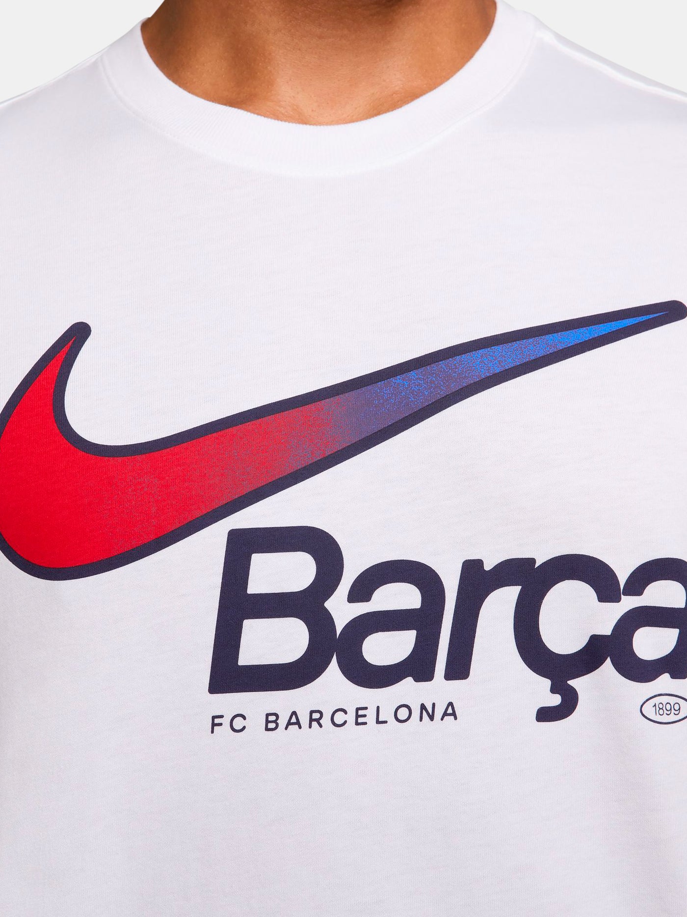 Camiseta Barça Nike swoosh blaugrana