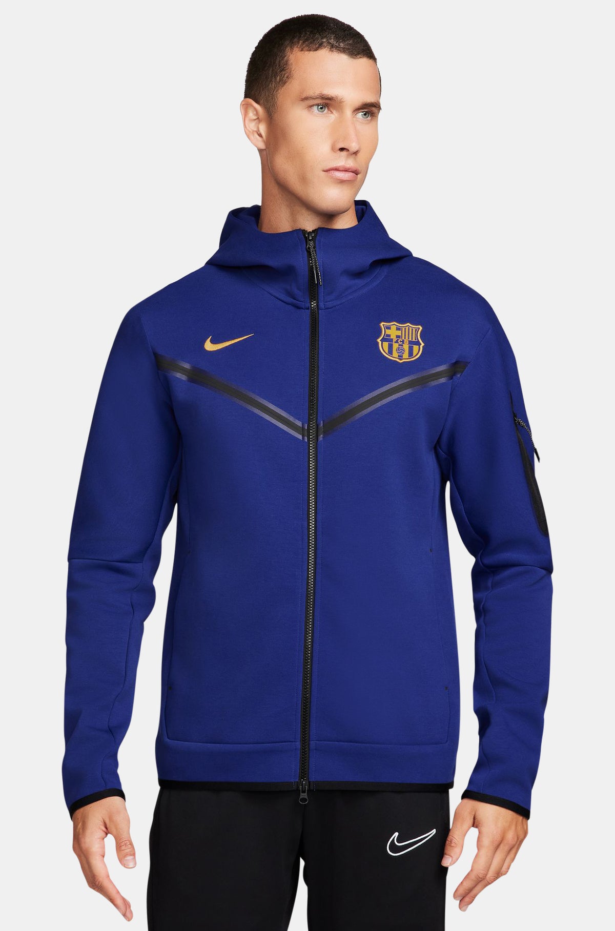 Veste tech bleu royal Barça Nike